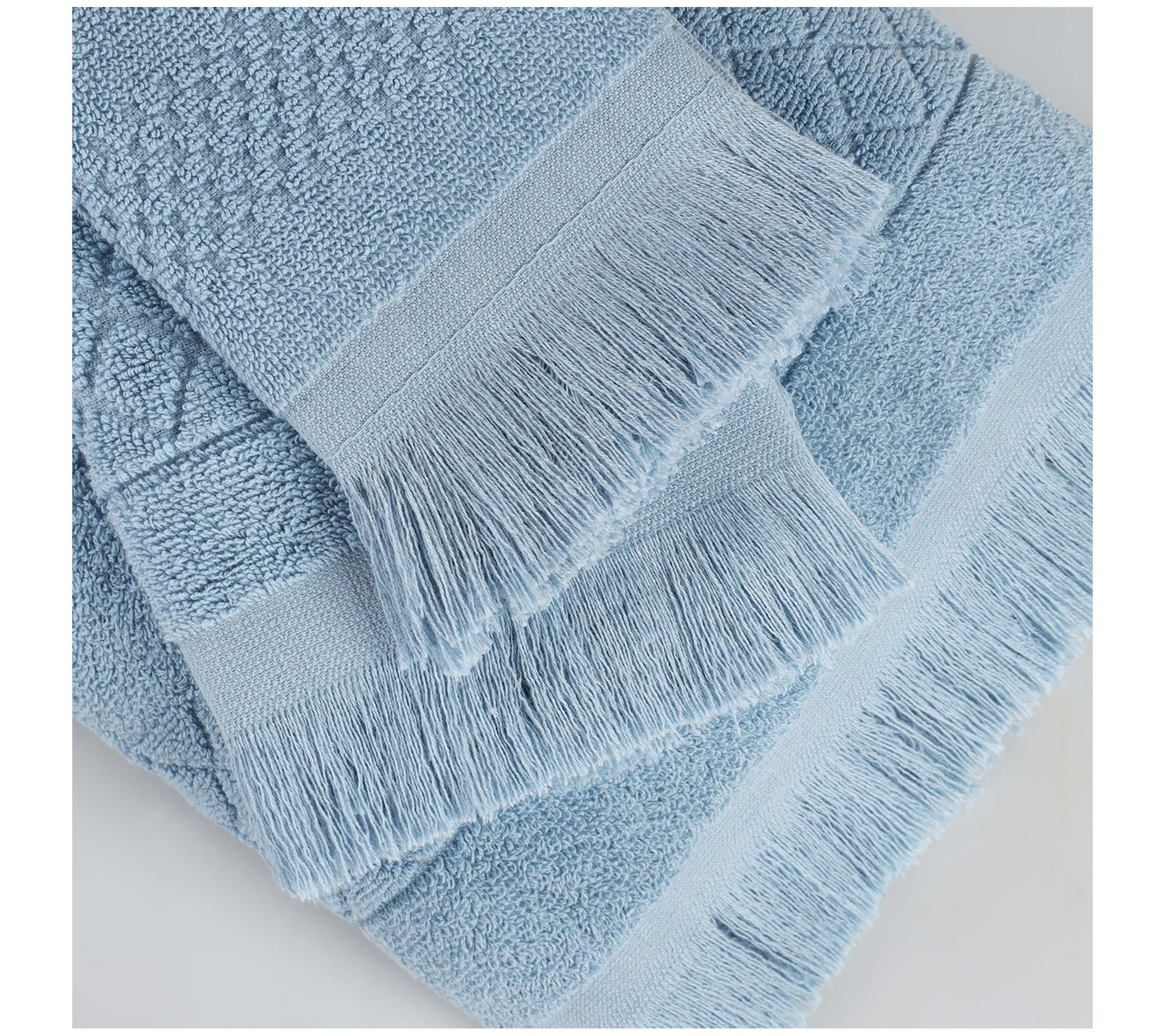  SUPERIOR Denim Wash 100% Cotton 550 GSM 6 Piece Bath