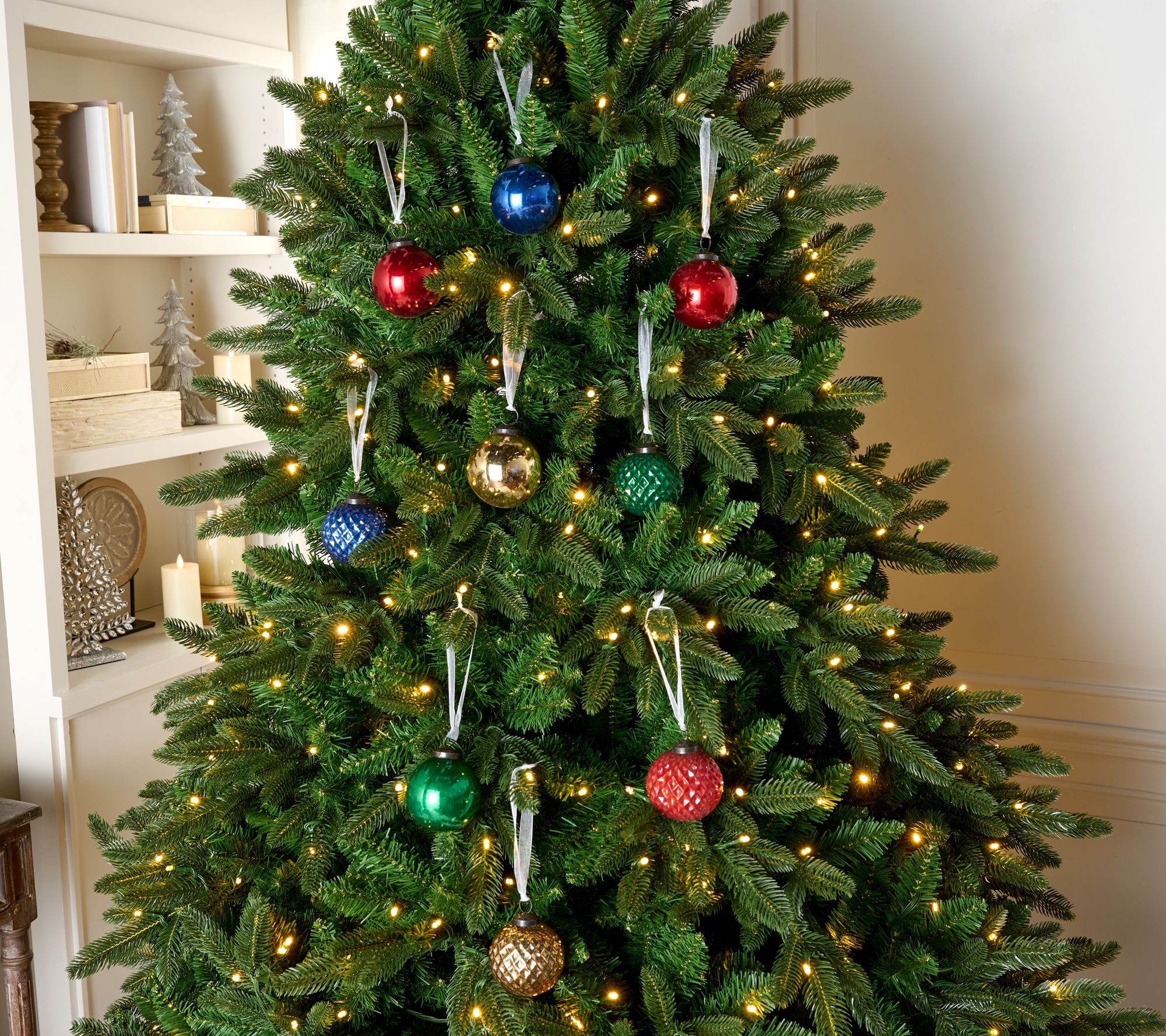 Home Reflections 9-pc Antique Glass Ornaments in Giftbox