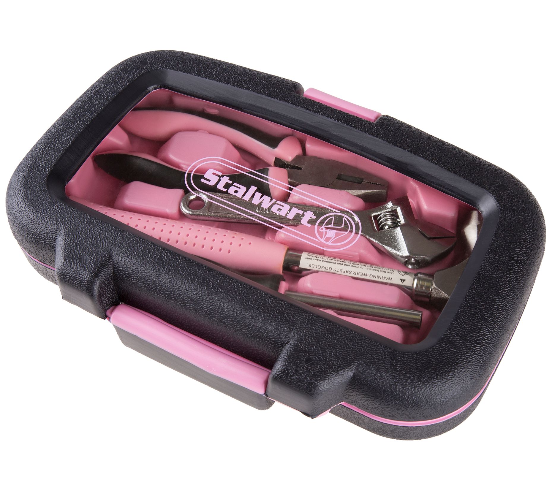 Stalwart 15pc Household Hand Tool Set with Carry Case