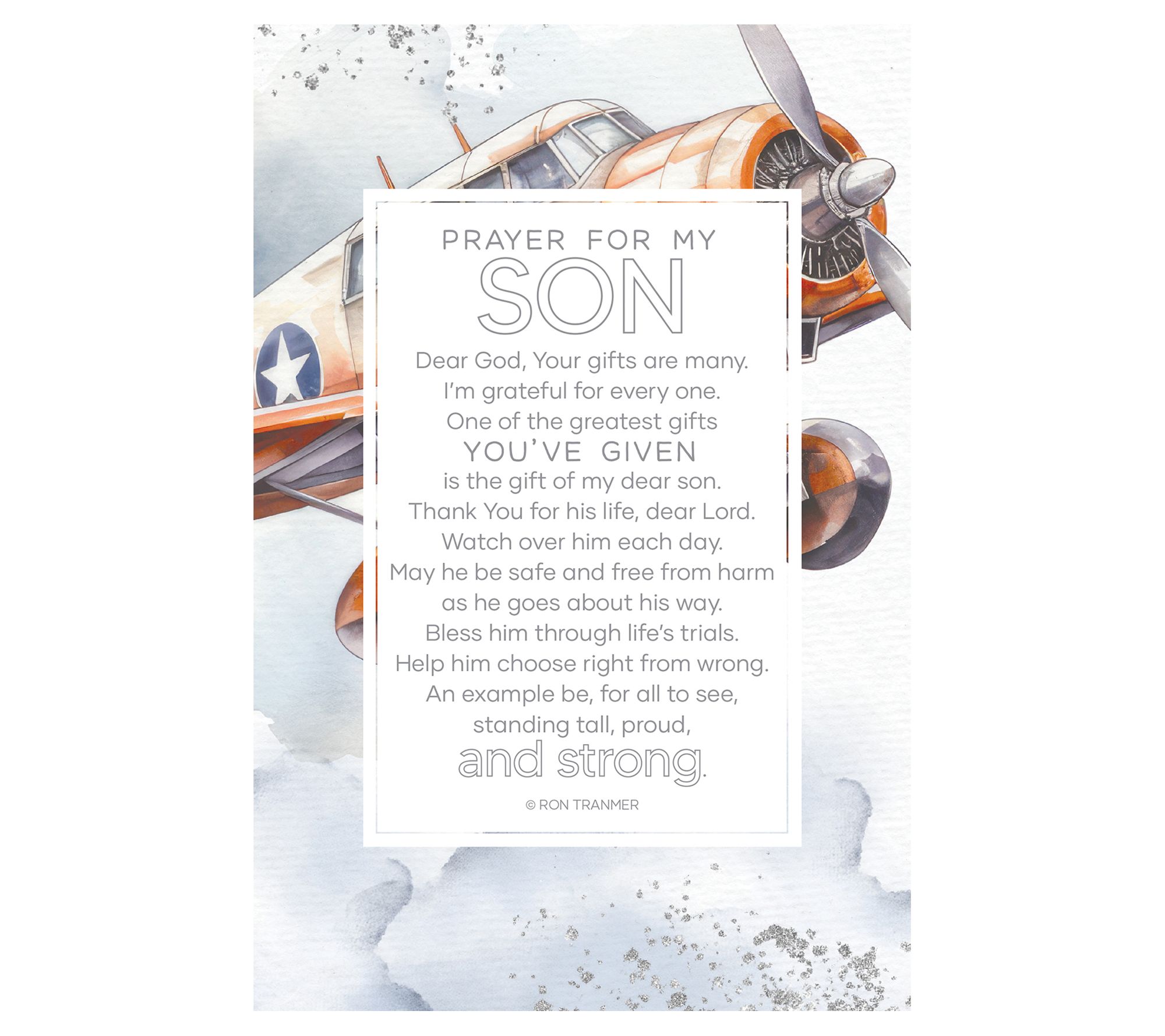 Dexsa Prayer For My Son Wood Plaque with Easeland Hook