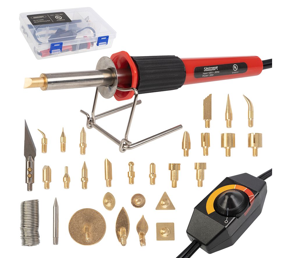 Stalwart Wood Burning Kit - 29-Piece