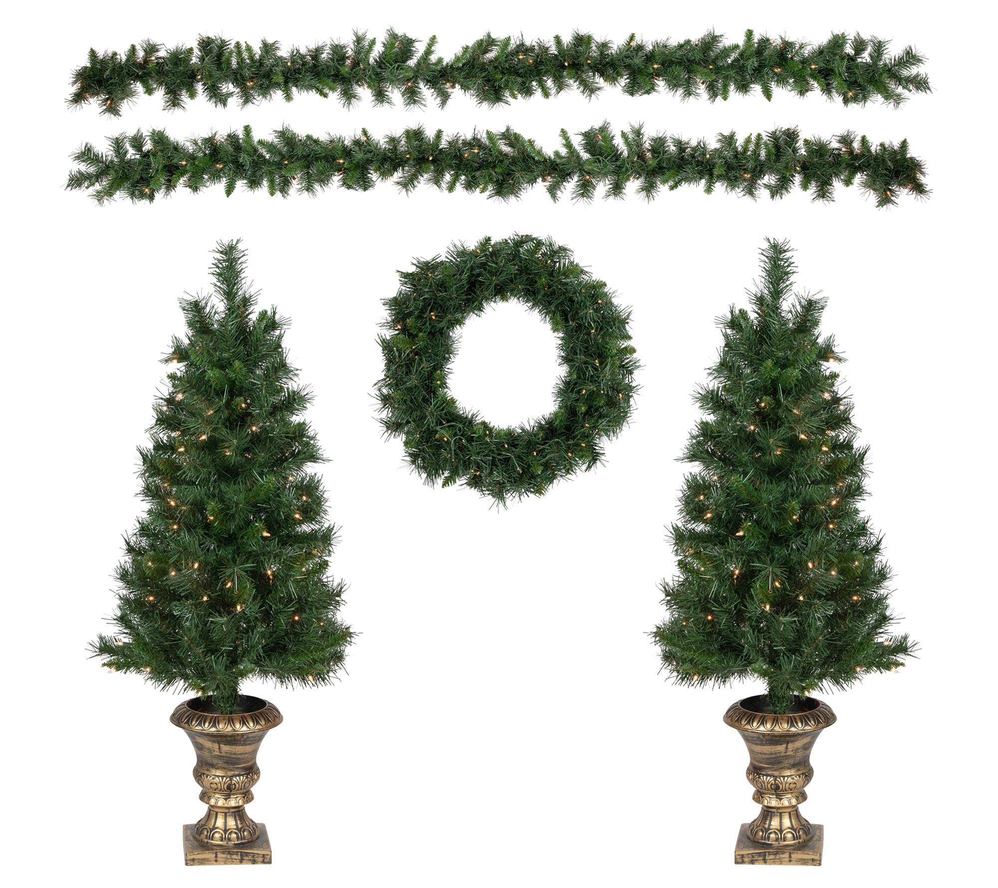 Northlight Norwich Pine Entryway Set - 5-PieceClear Lights