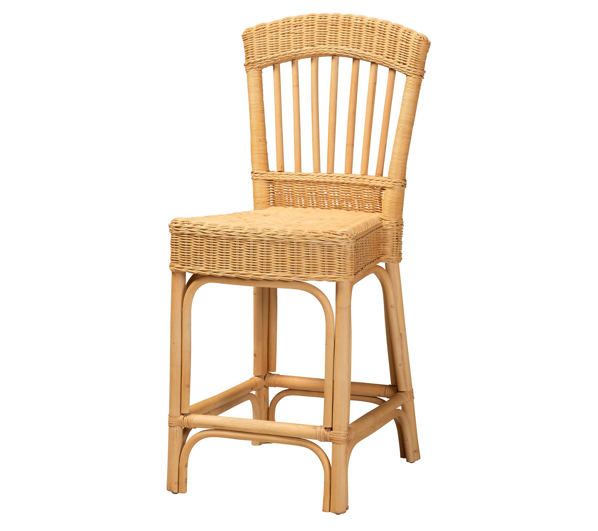 bali & pari Barito Natural Rattan Counter Stool