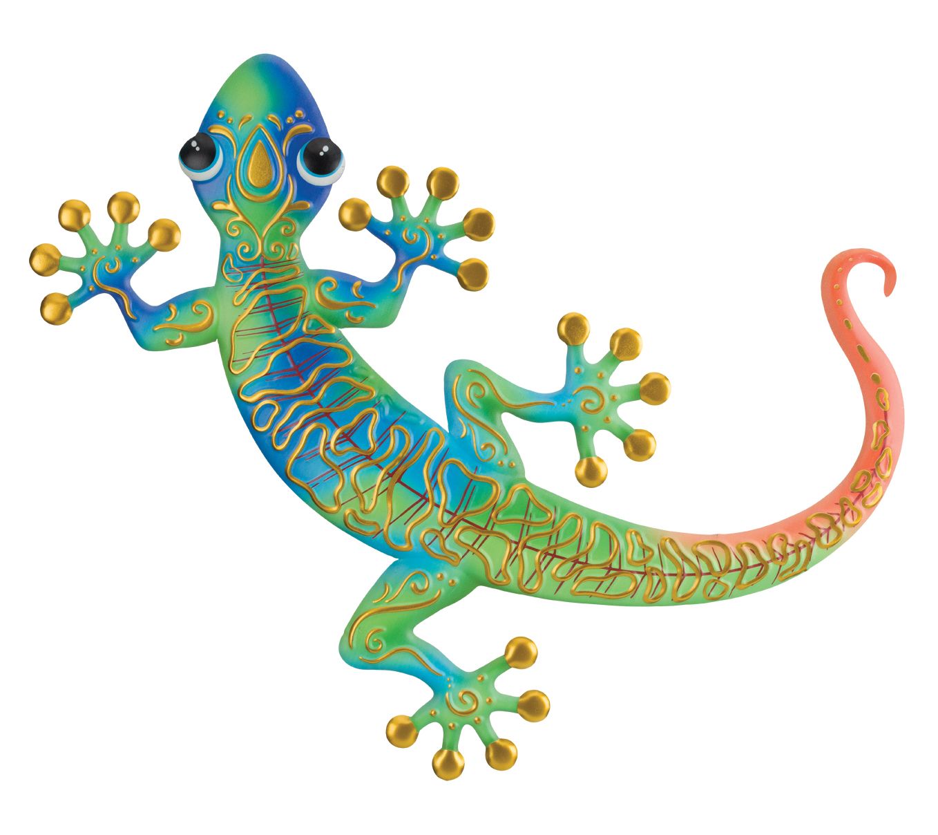 Regal Art & Gift Swirl Gecko Wall Decor 20" - Blue