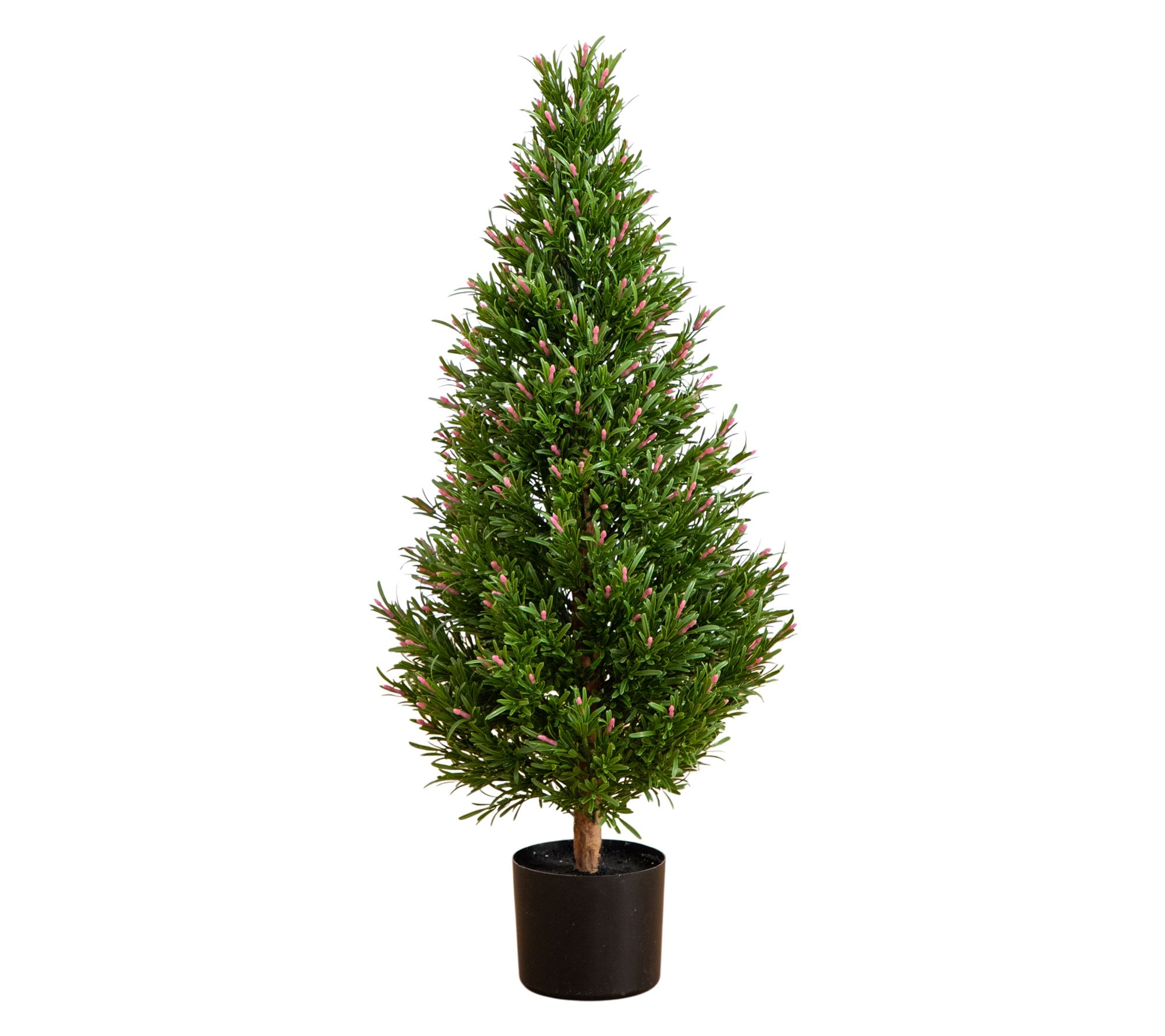 Nearly Natural 3' UV Resistant  Rosemary  Topiary