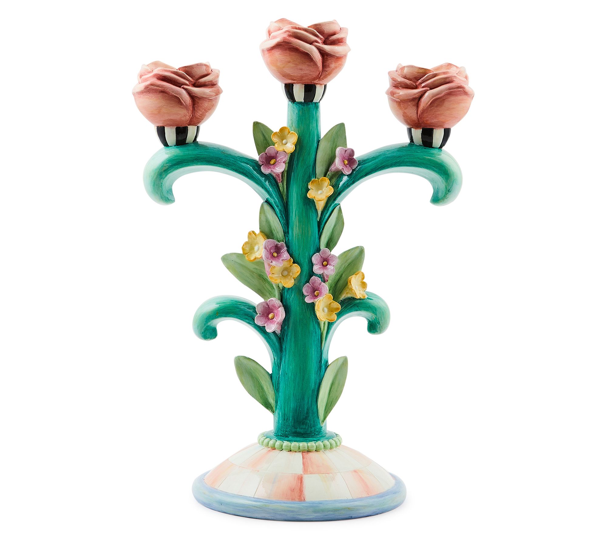 MacKenzie-Childs Rosy Meadow Candelabra