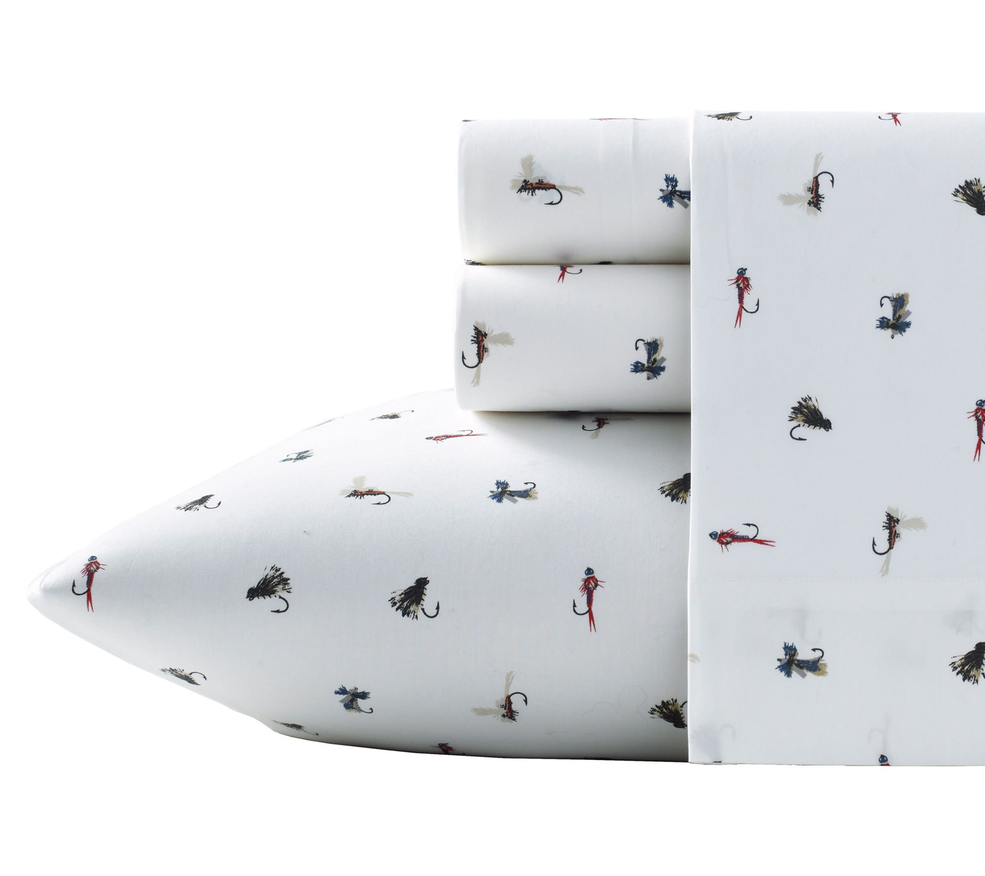Eddie Bauer Fishing Flies Twin Xl Sheet Set