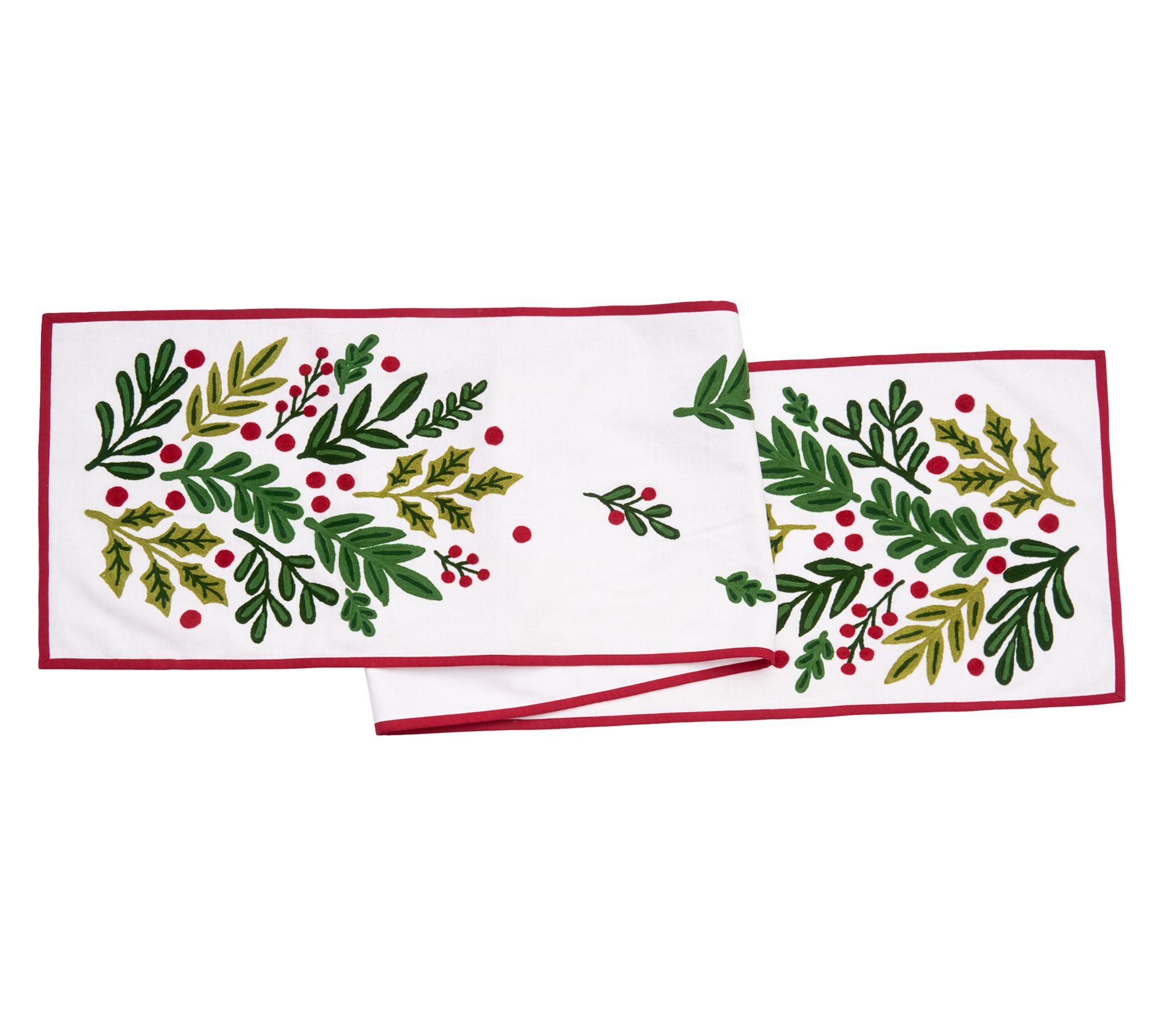 Botanical Christmas Runner by Valerie