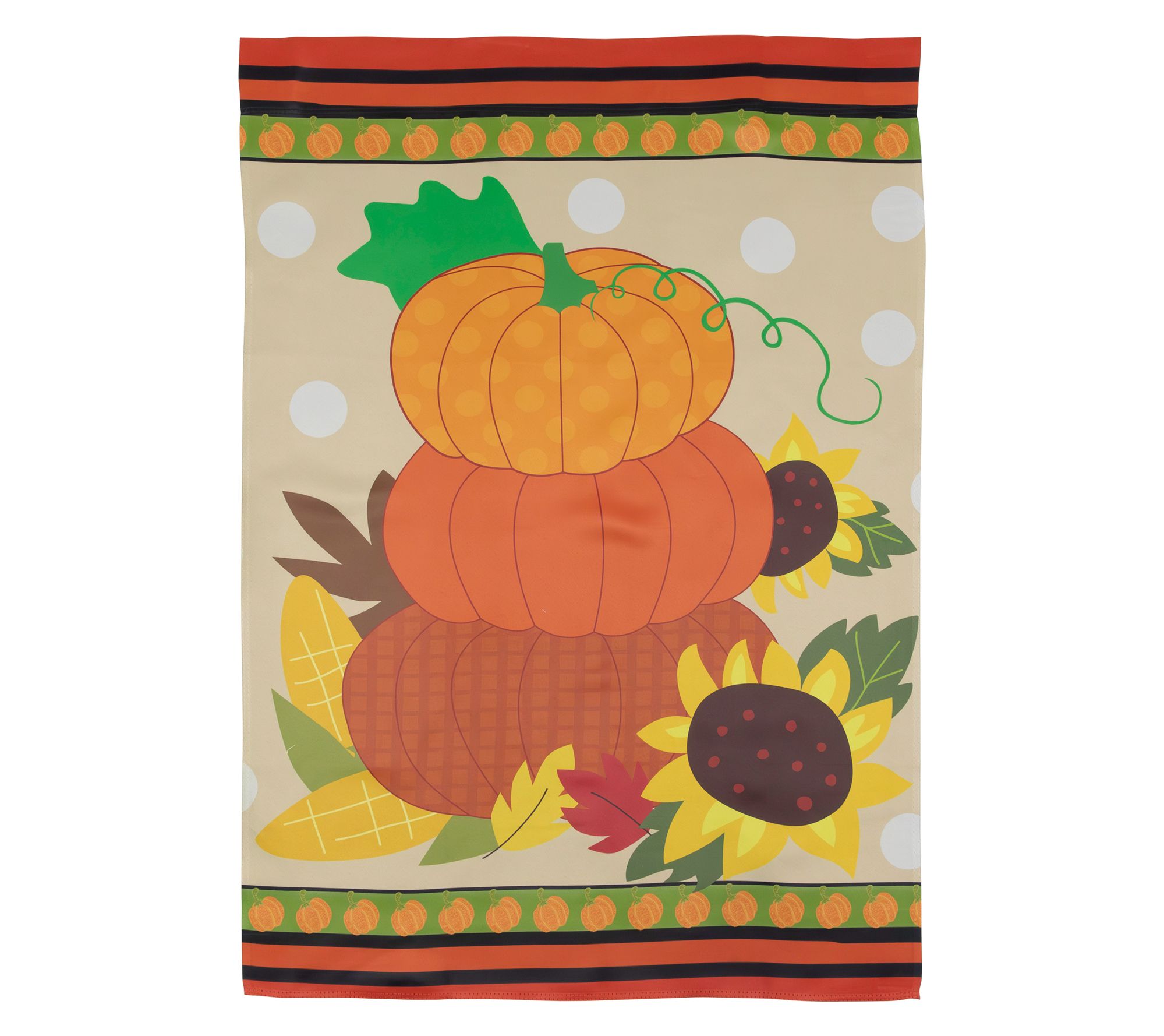 Northlight Pumpkins & Sunflowers Harvest House Flag 28" x 40"