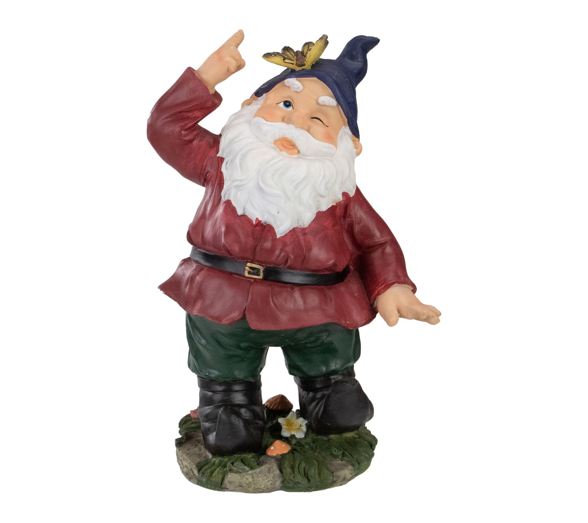 Northlight 11.25" Gnome with Butterfly Garden Statue