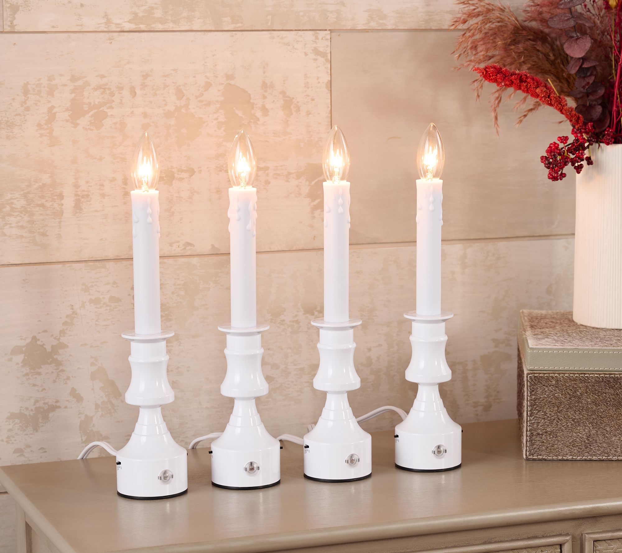 "As Is" Bethlehem Lights S/4 Premium Plug In Window Candles