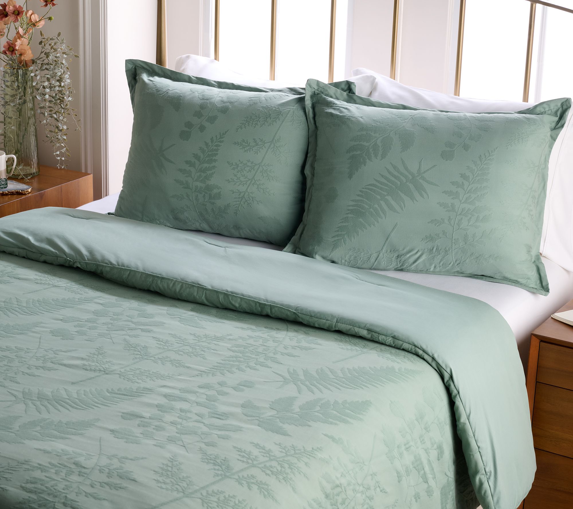 Northern Nights Fern Matelasse 3pc Comforter Set- King