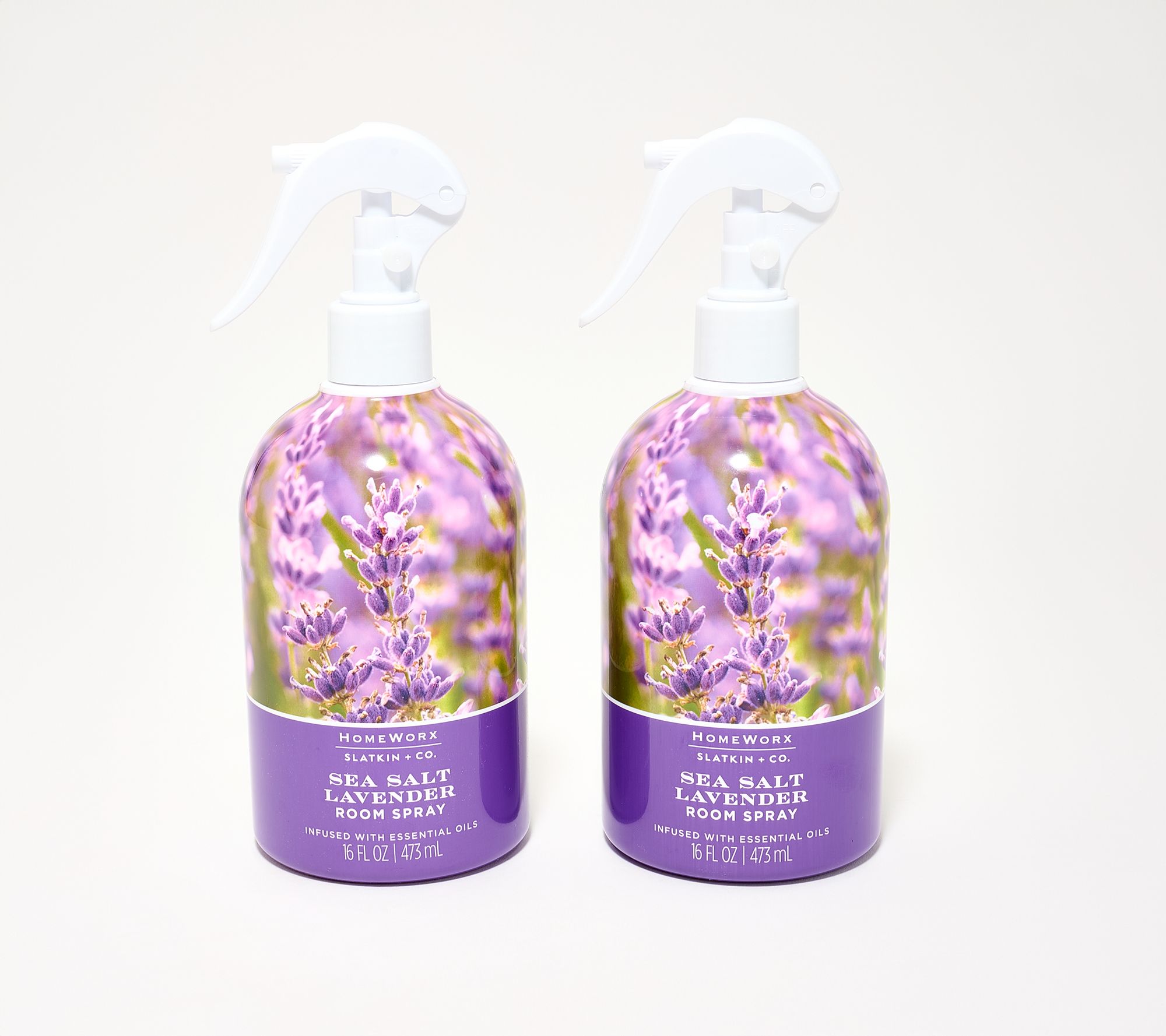 "As Is" HomeWorx by Slatkin + Co. S/2 16oz Room Sprays