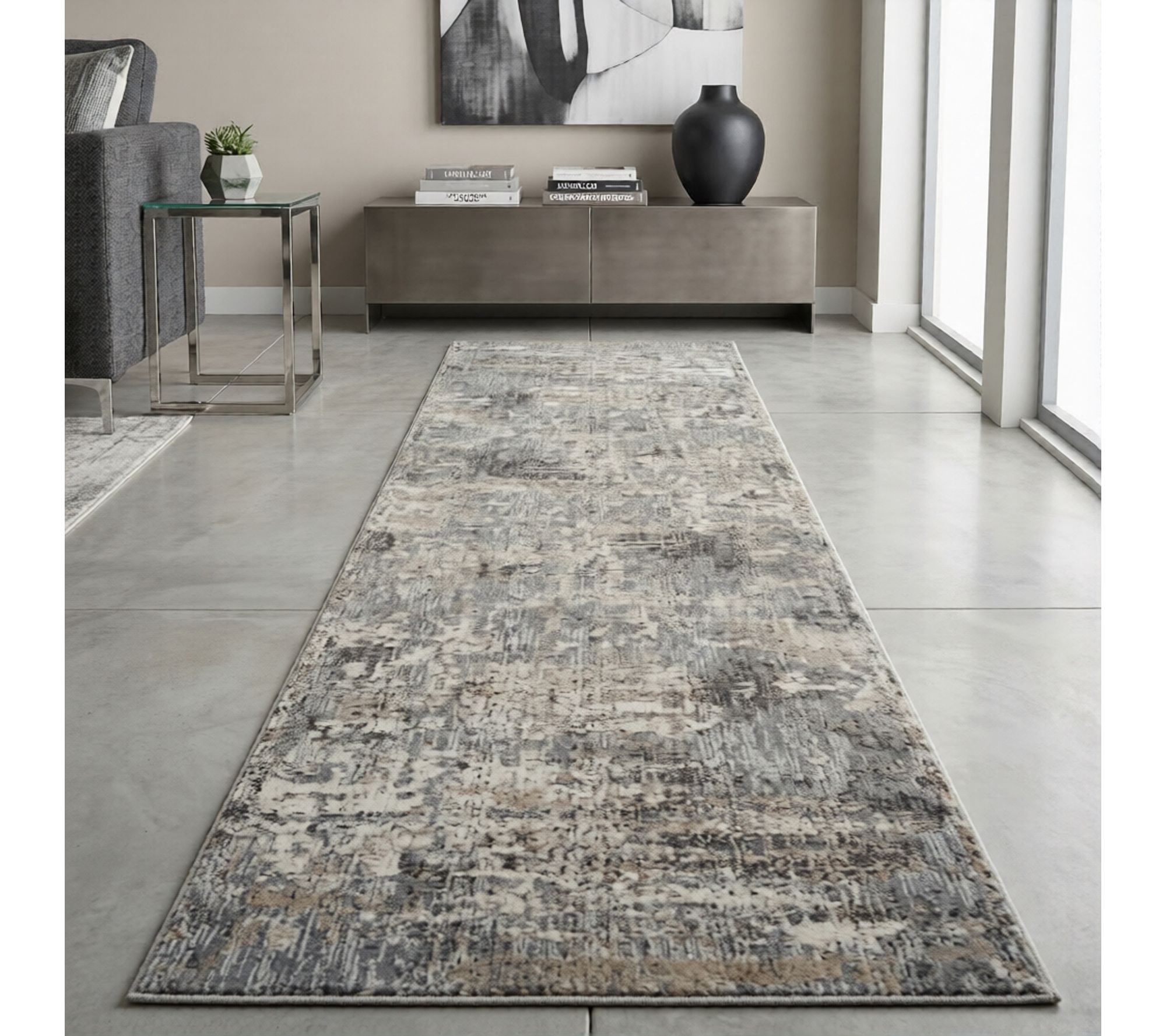 Sealy Easton Distressed Powerloom Runner Rug, 2'6" X 10'