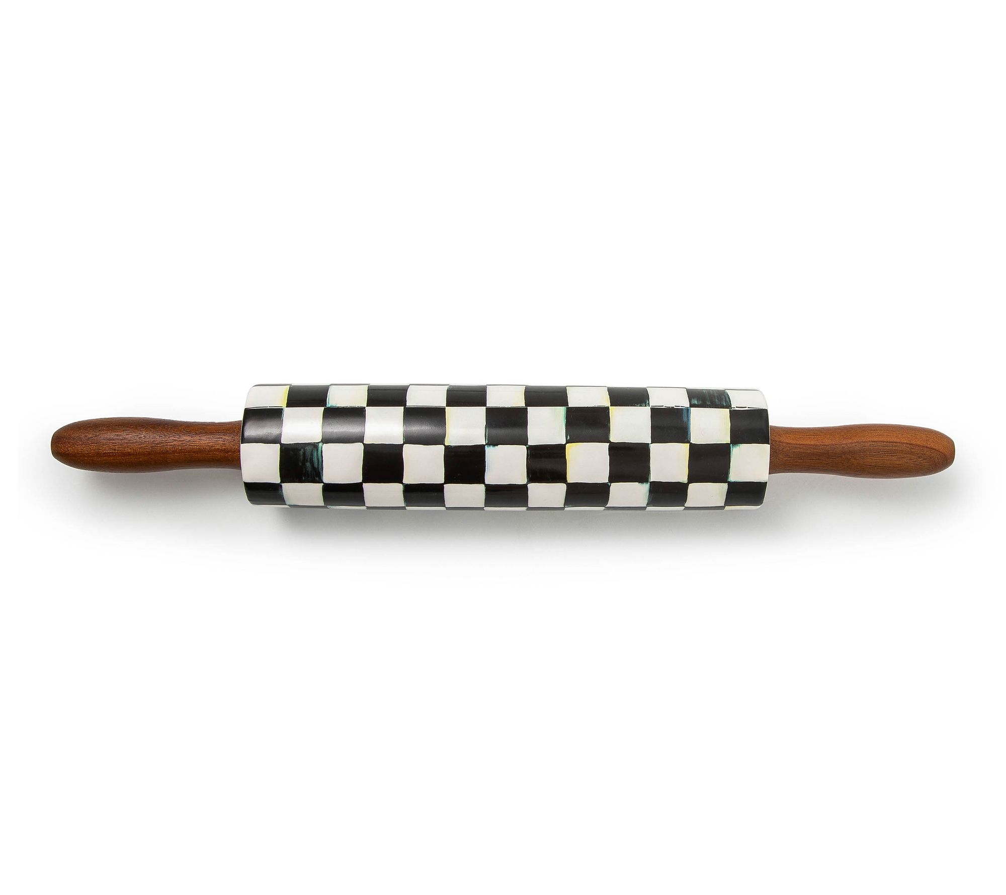 MacKenzie -Childs Check Rolling Pin