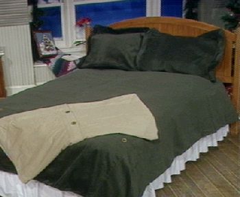 Northern Nights Wide Wale Corduroy Duvet Cover Qvc Com