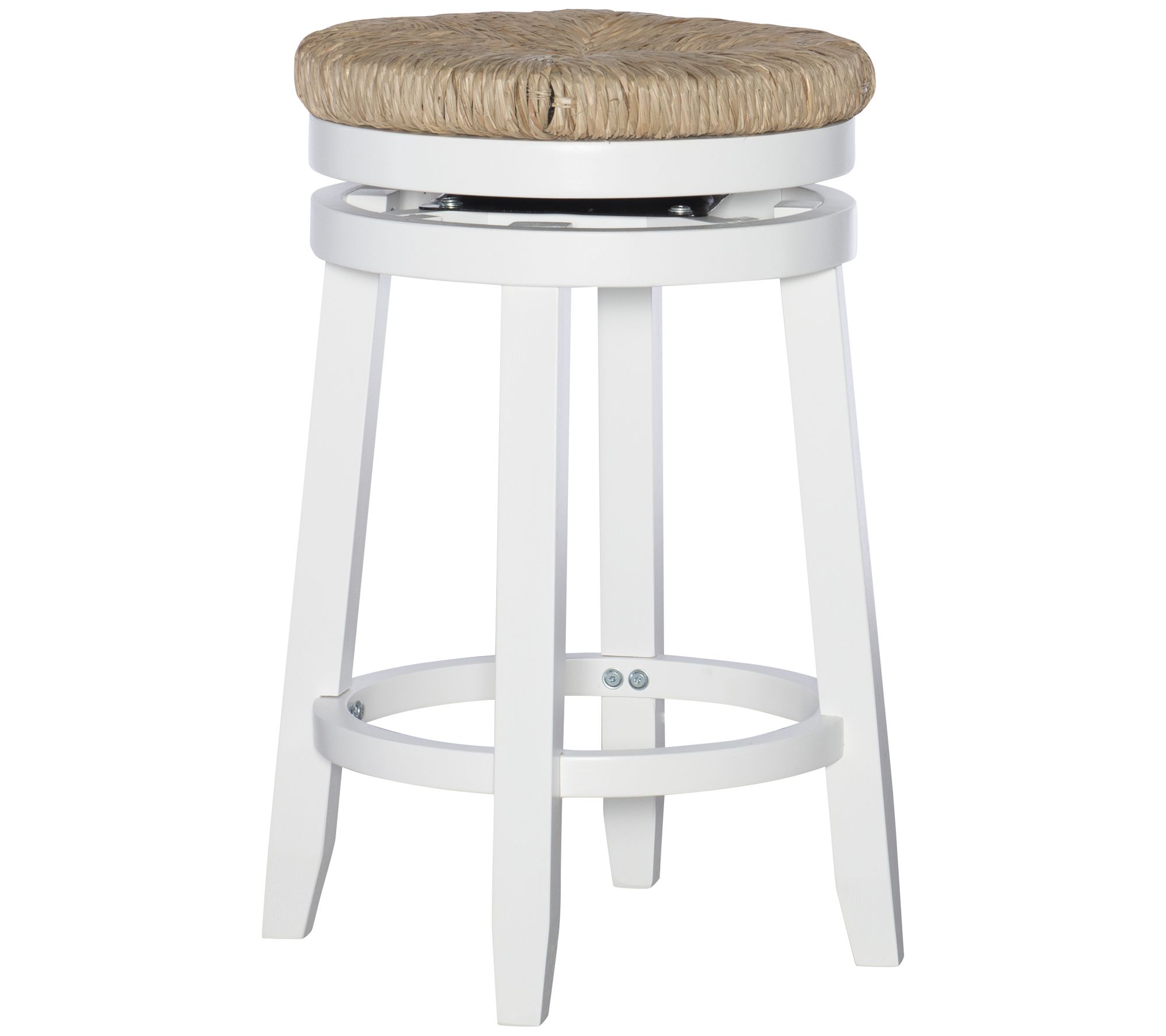 Powell Watkinson Backless Wicker Kitchen Counter Stool