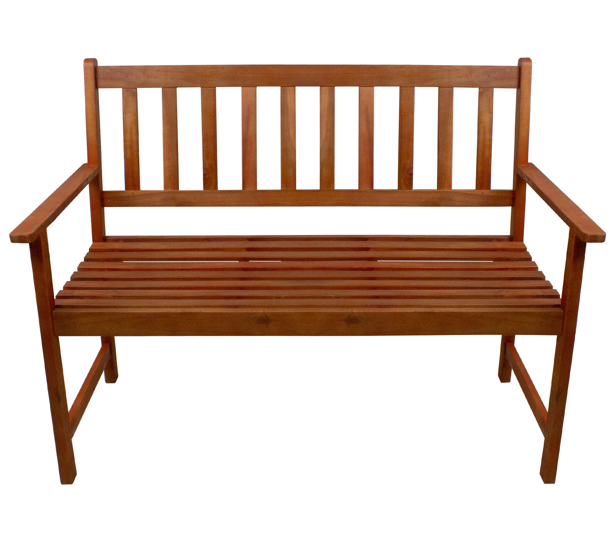Northlight 48" Light Brown Acacia Wood Outdoor Patio Bench