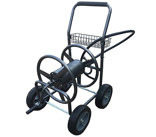 Backyard Expression 4-Wheel Hose Reel Cart