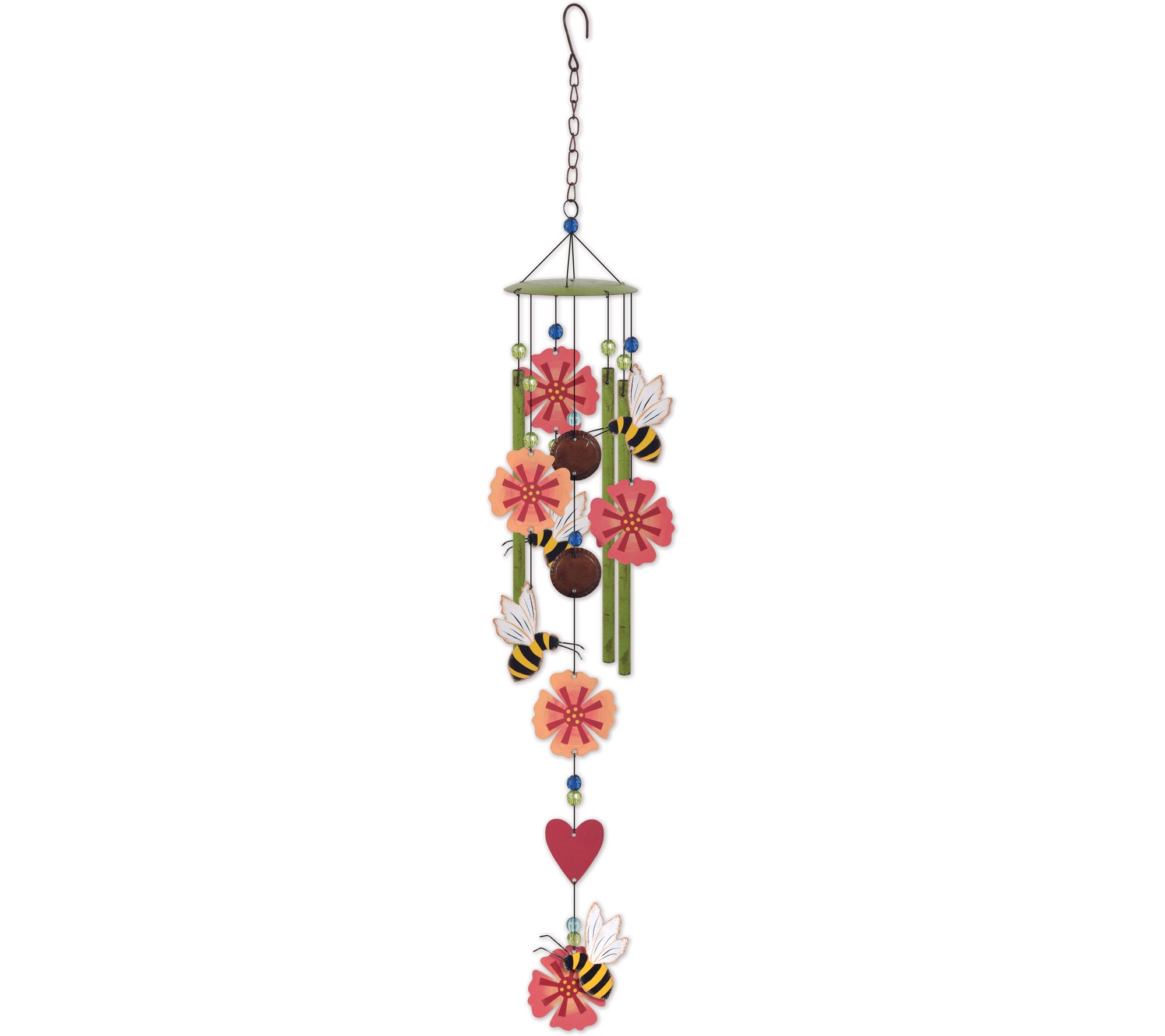Honeybees & Flowers Wind Chimes