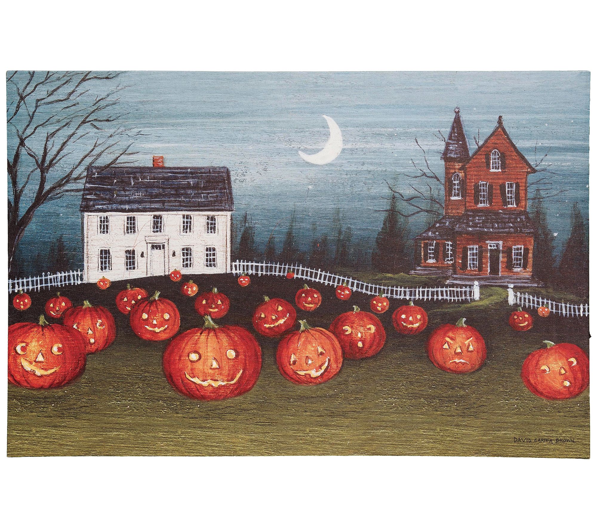 Gallerie II Pumpkin Field LED Wall Art
