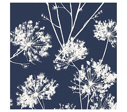 Seabrook Designs Dandelion Fields Floral Unpasted Wallpaper