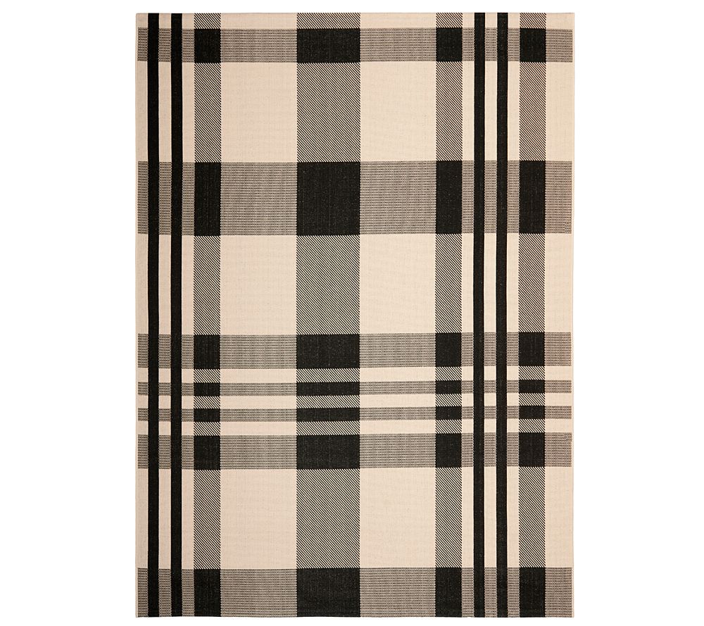 Safavieh 8' x 11' Plaid Indoor/Outdoor Rug
