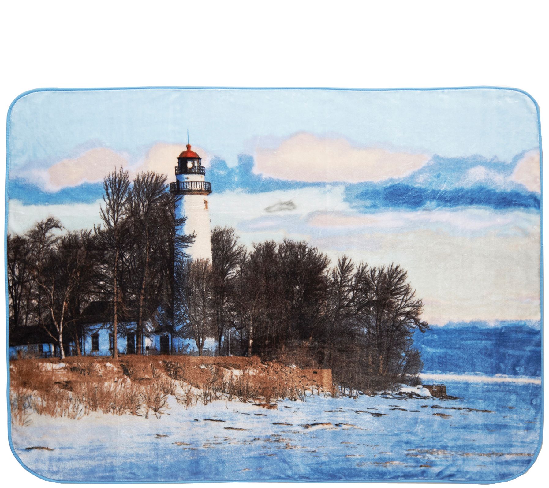Shavel Hi Pile 60" x 80" Lighthouse Luxury Throw