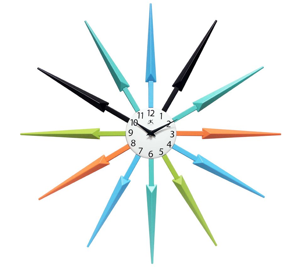 Infinity Instruments Celeste 24" Starburst Modern Clock