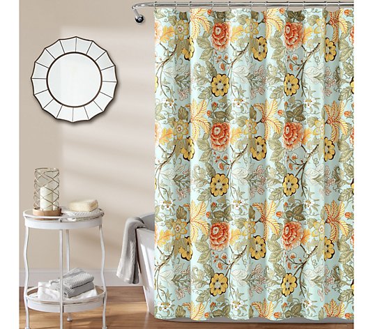72 Shower Curtain By Lush Decor, Lush Decor Lillian Shower Curtain