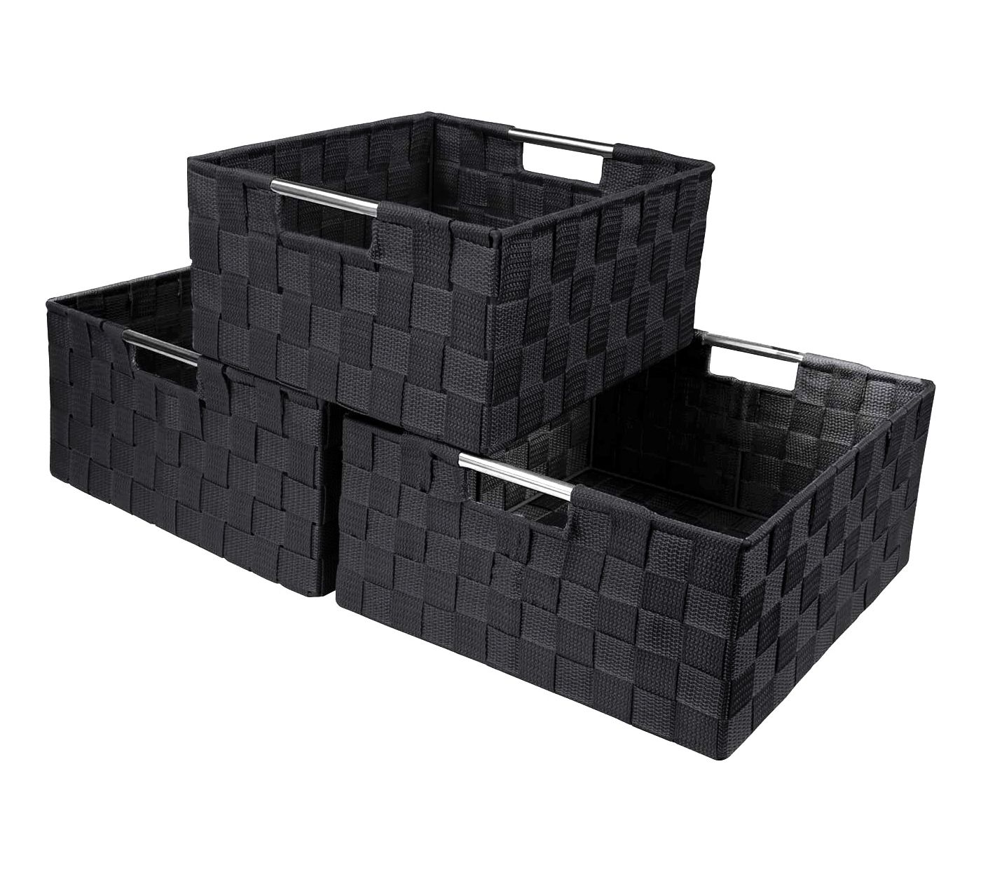 Sorbus Weave 3-Piece Basket Set