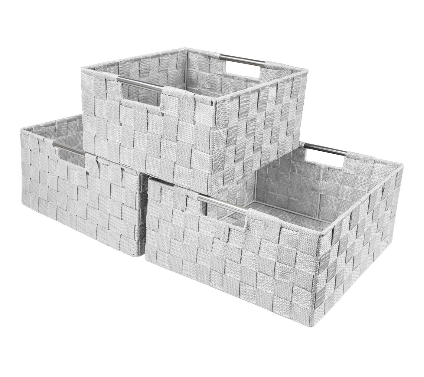 Sorbus Weave 3-Piece Basket Set