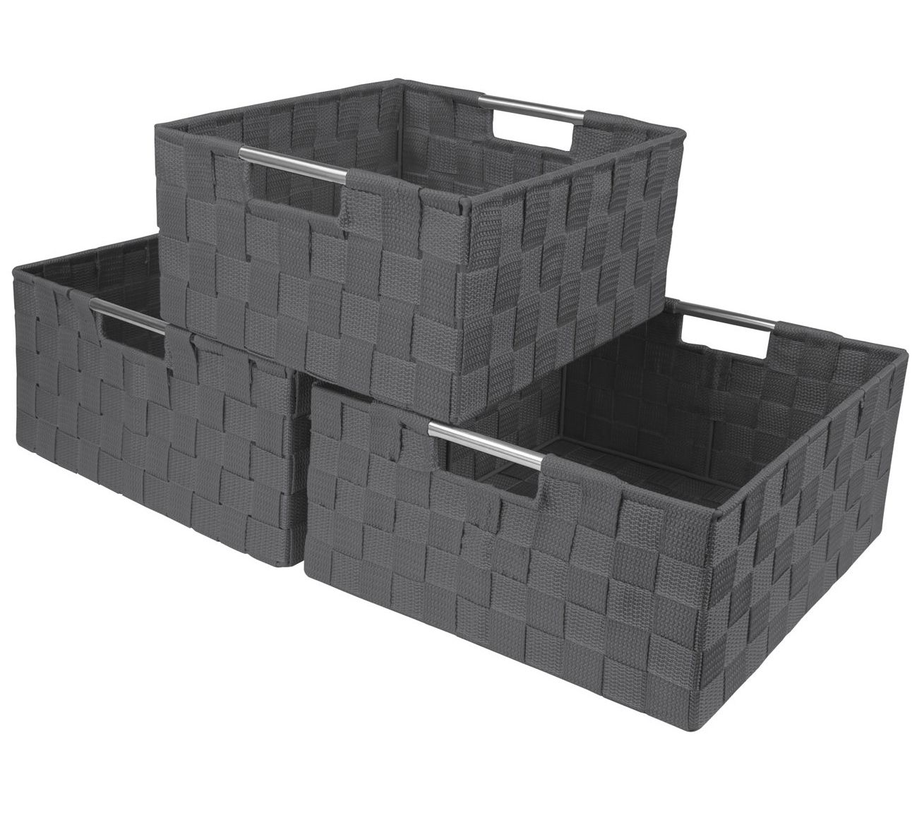 Sorbus Weave 3-Piece Basket Set