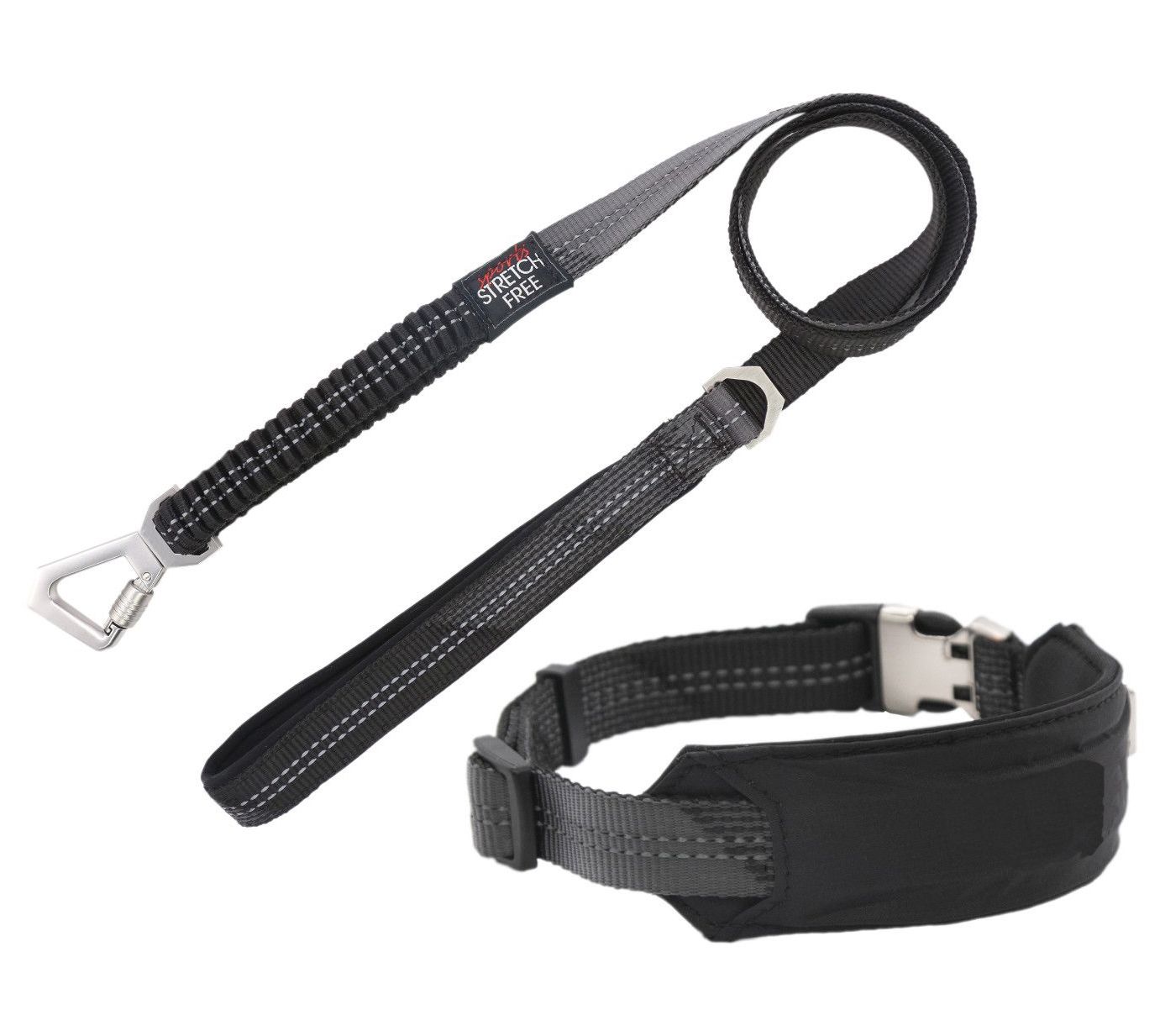 Pet Life 'Geoprene' 2in1 Reflective Dog Leash and Collar