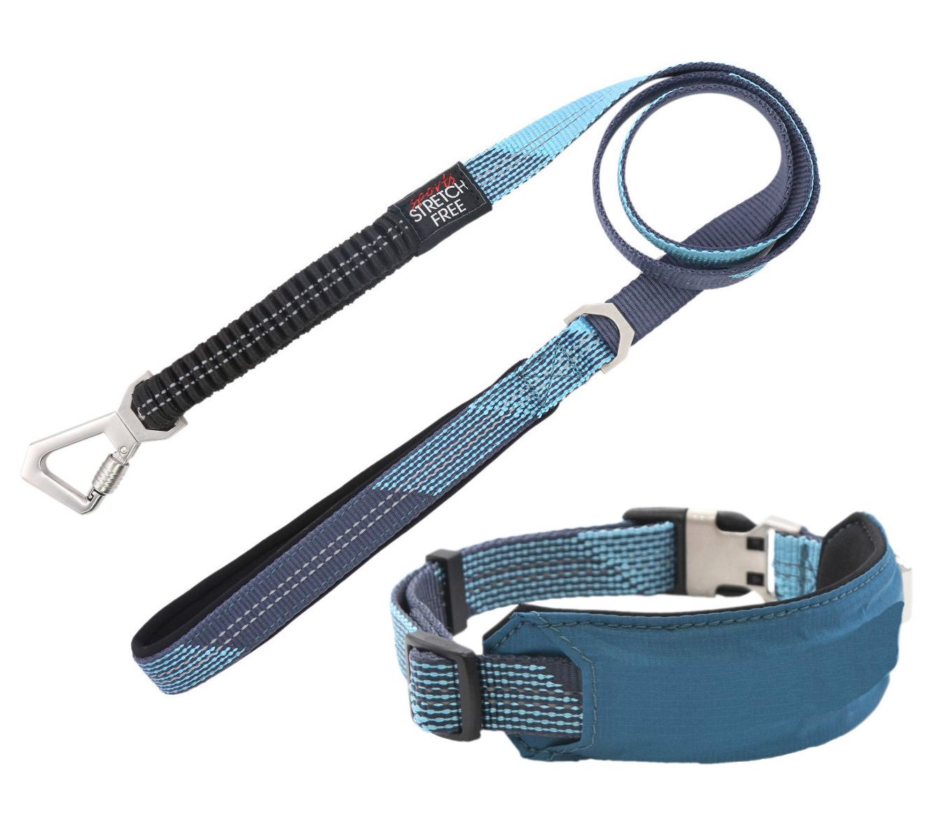 Pet Life 'Geo-prene' 2-in-1 Reflective Dog Leash and Collar