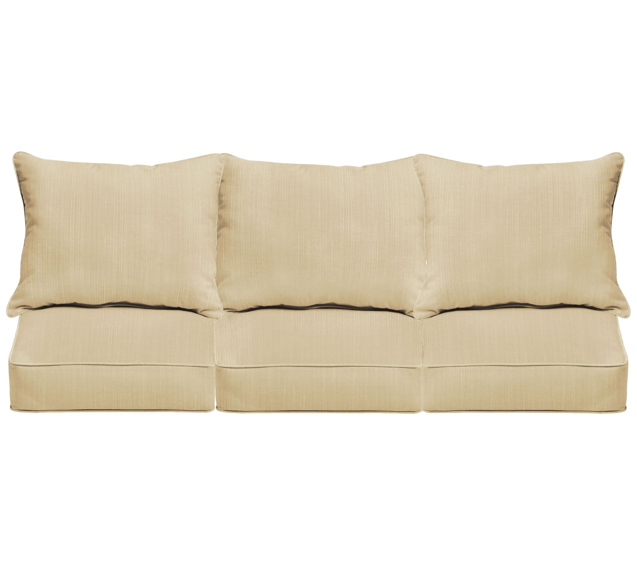 Sunbrella Deep Seating Sofa Pillow and CushionSet 23x25x5