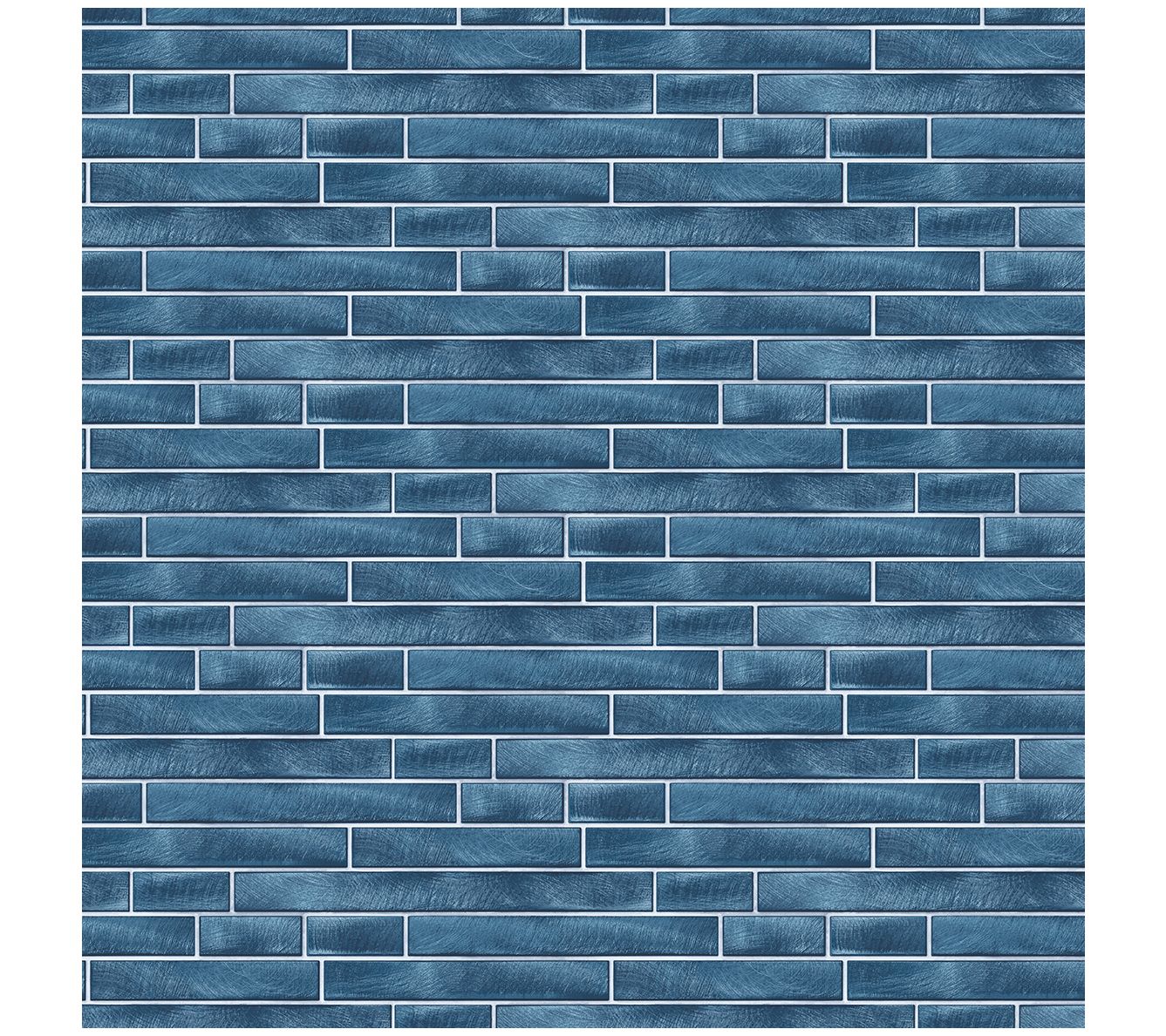 NextWall Brushed Metal Tile Peel and Stick Wallpaper Roll