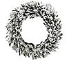Christmas Time 36" Silverado Pine White Flocked Wreath