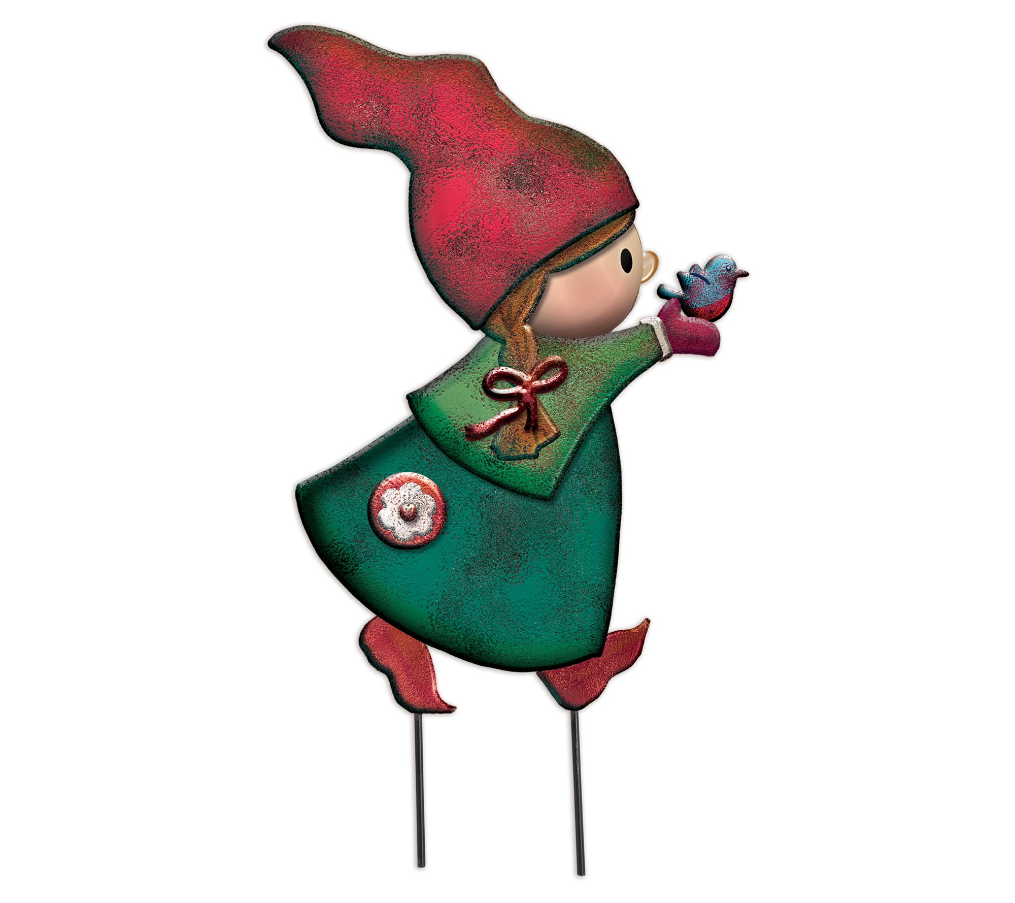 Sunset Vista Designs "Sophie", the Gnome Girl w ith a Bird