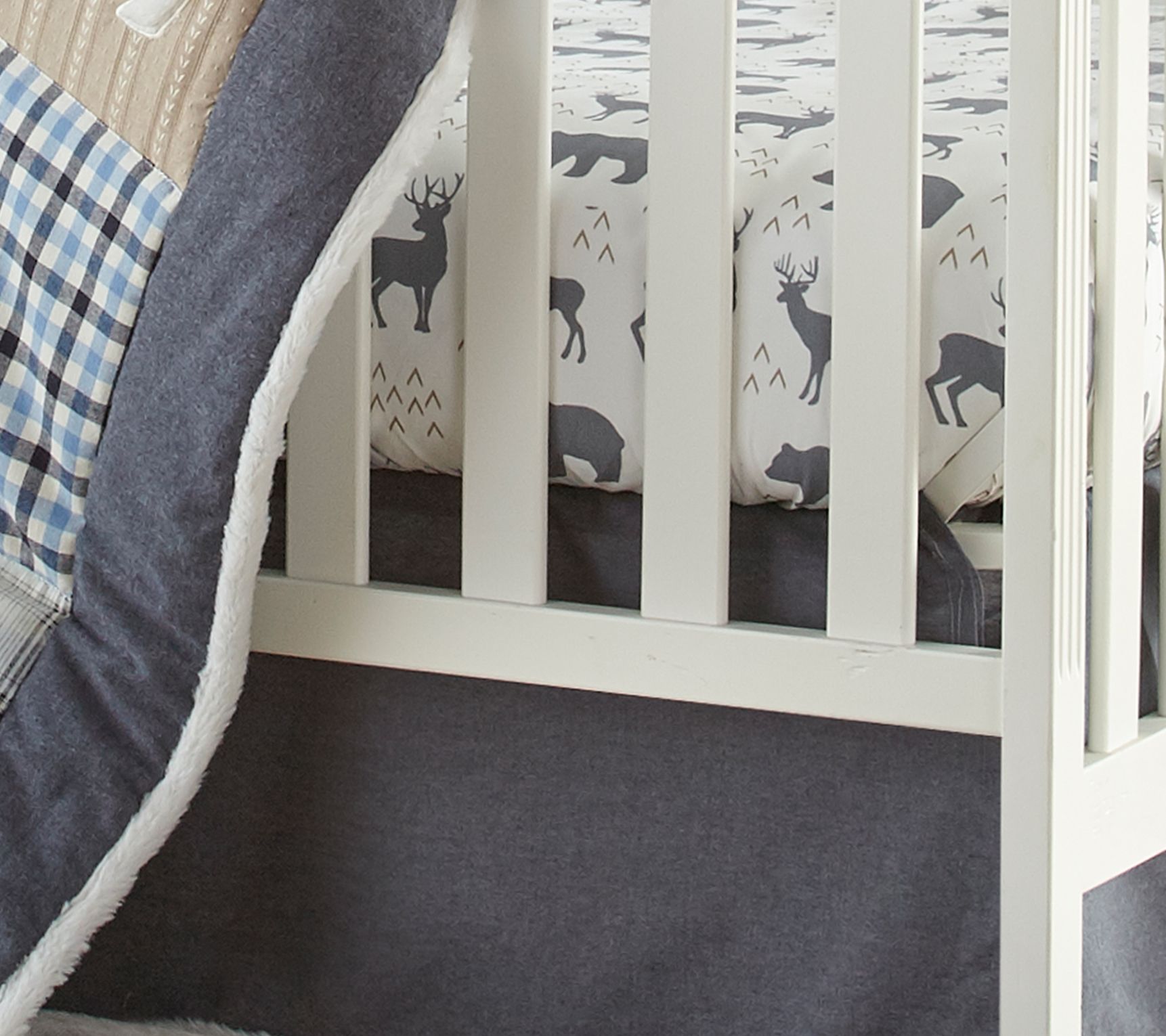 Levtex Baby Logan Bear and Deer Crib Fitted Sheet