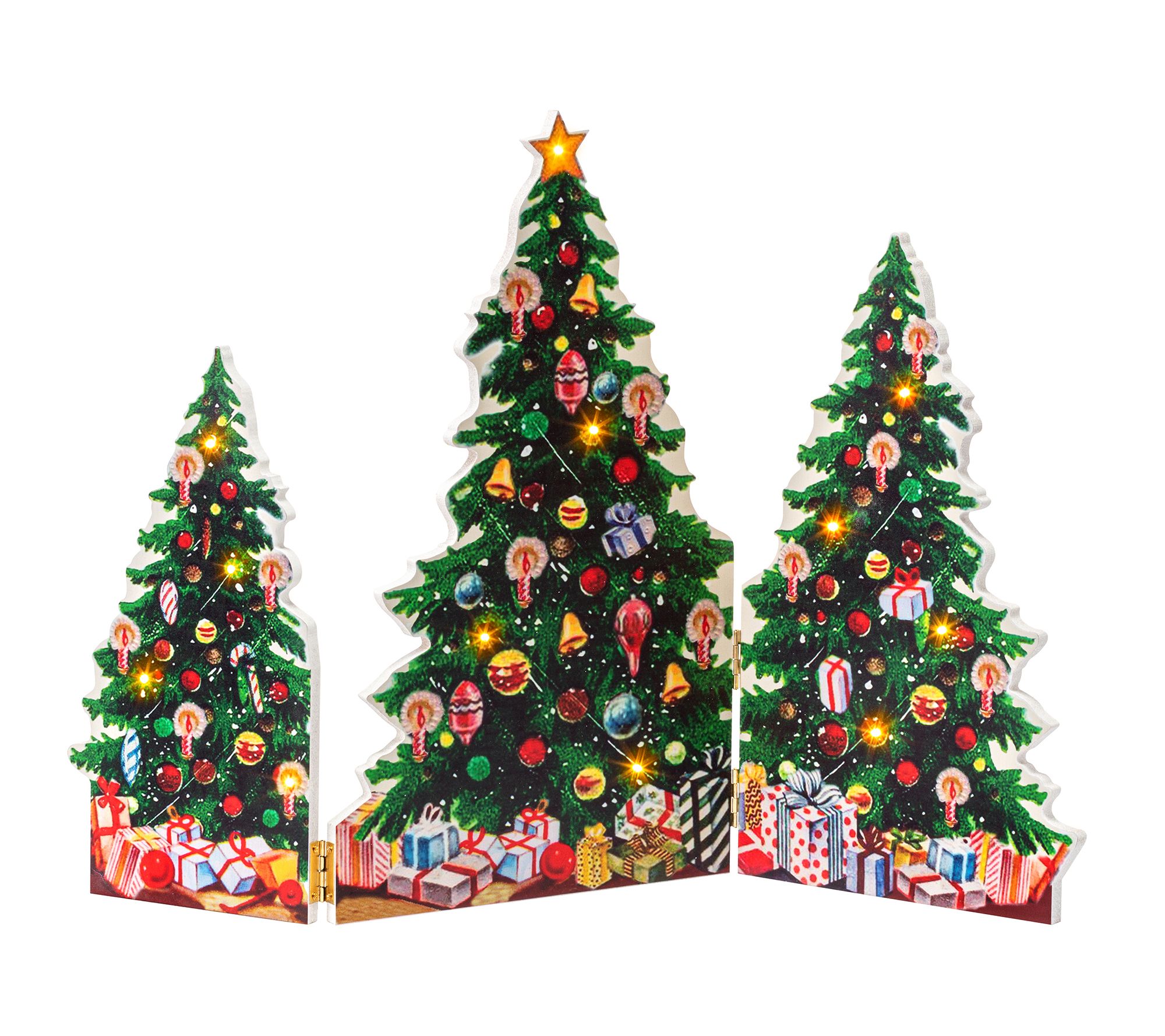 Mr. Christmas 1 5" Illuminated Folding Scene - Christmas Tree