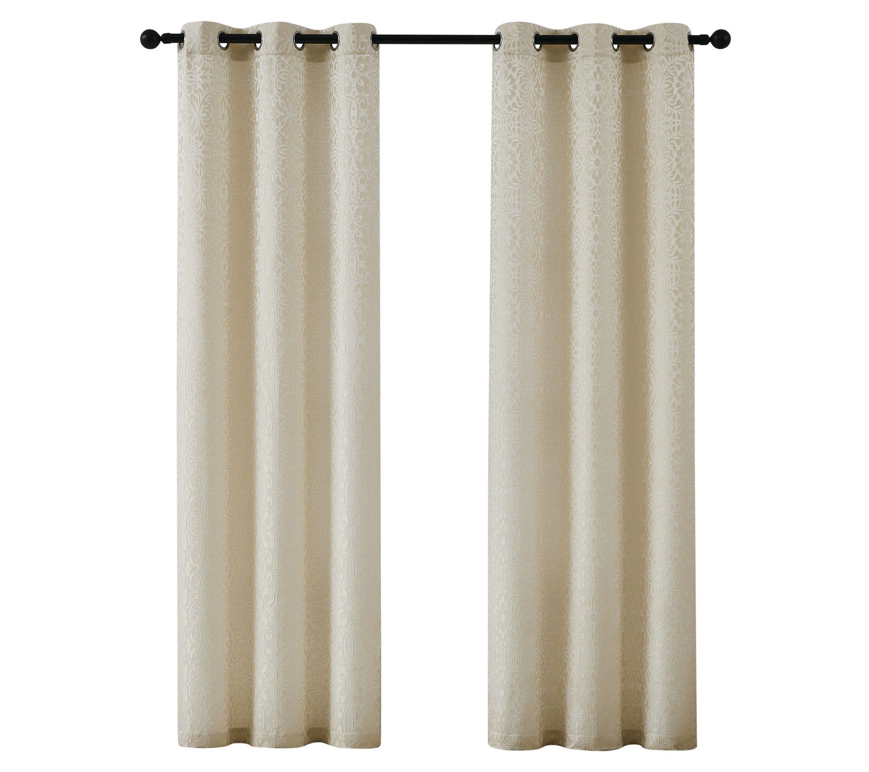 5th Avenue Lux Thalia Textured 38x84 Window Panel 2pc Set