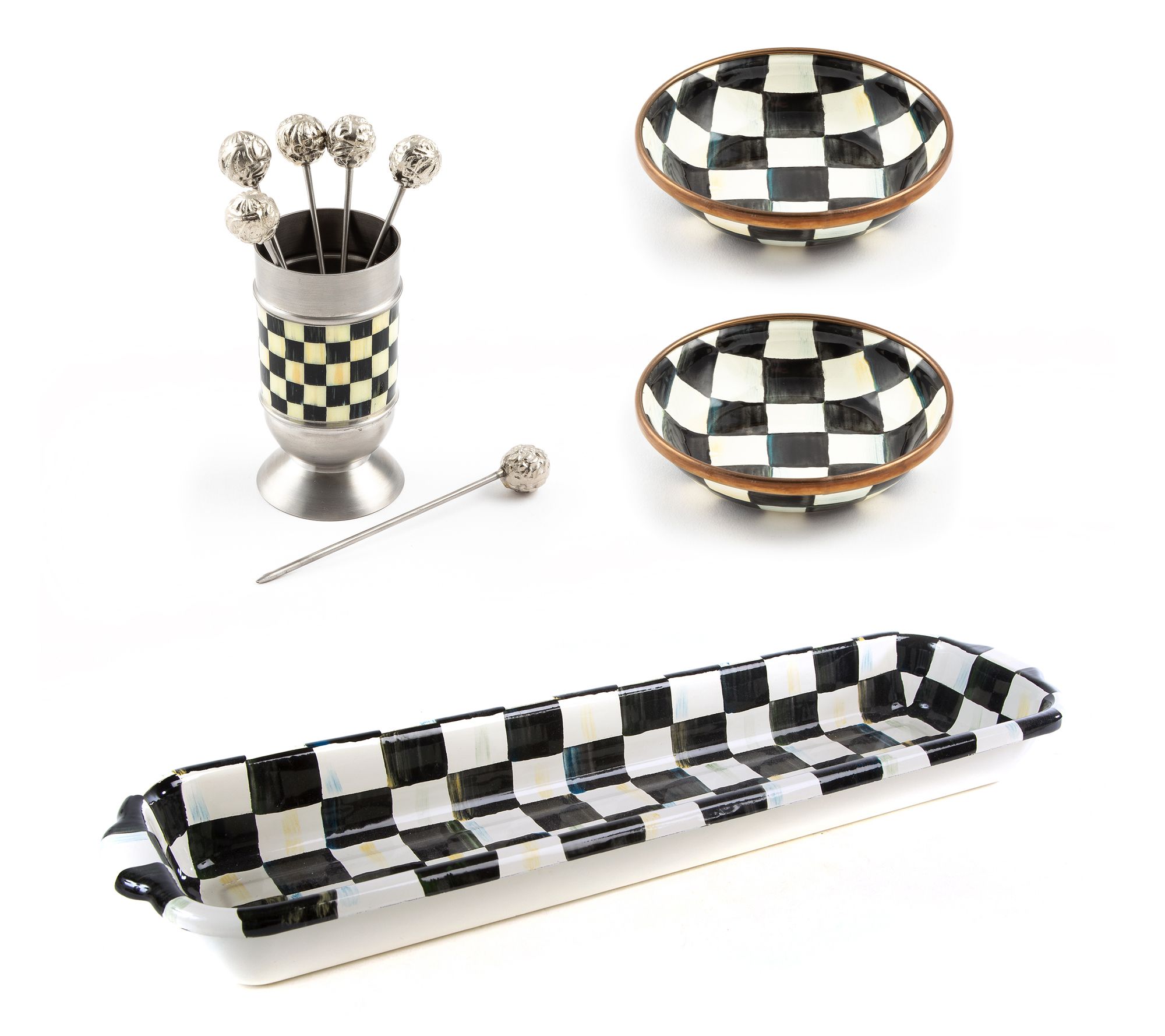 MacKenzie- Childs Crudite Entertaining Set