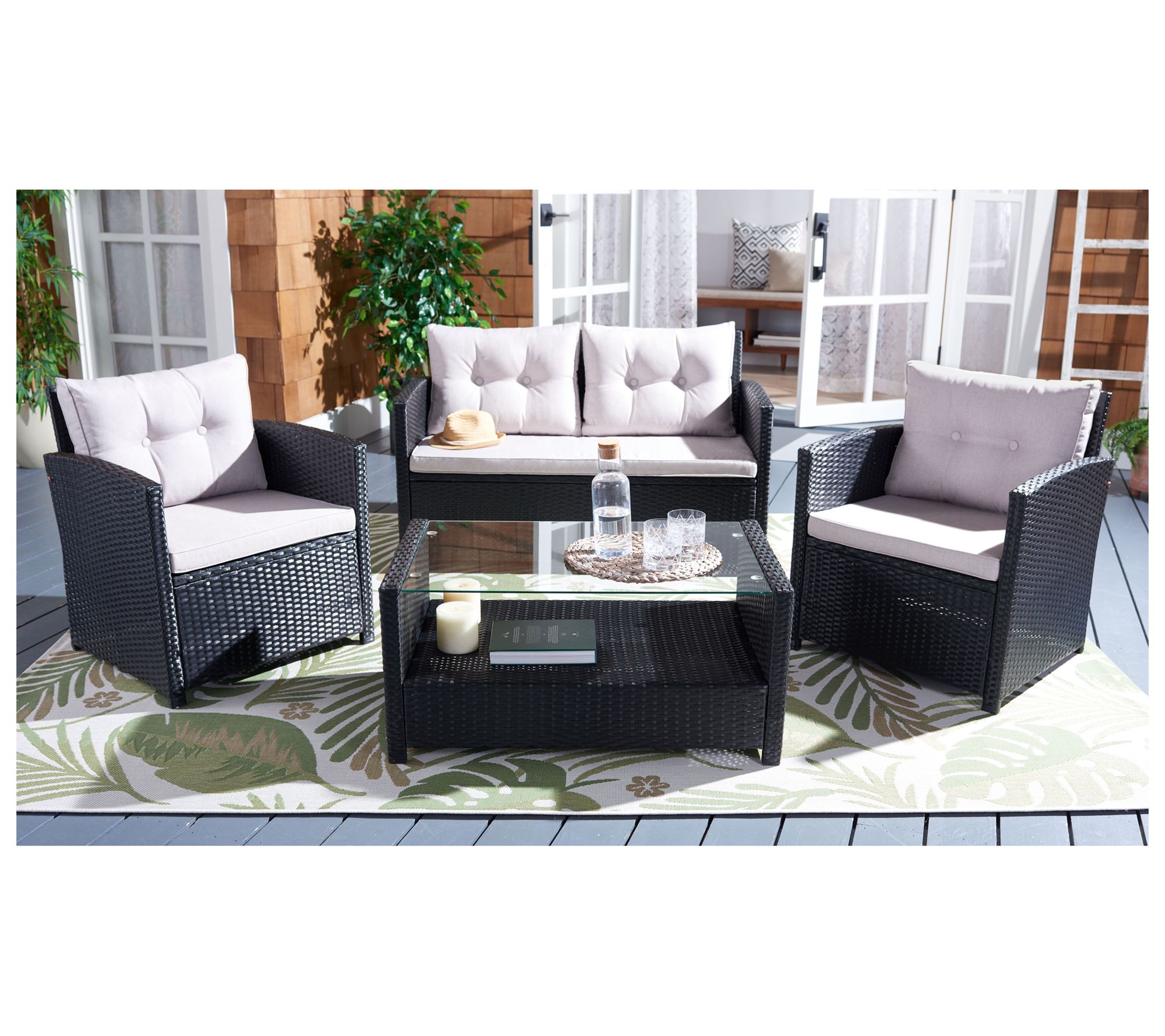Safavieh Vellor 4pc Living Set