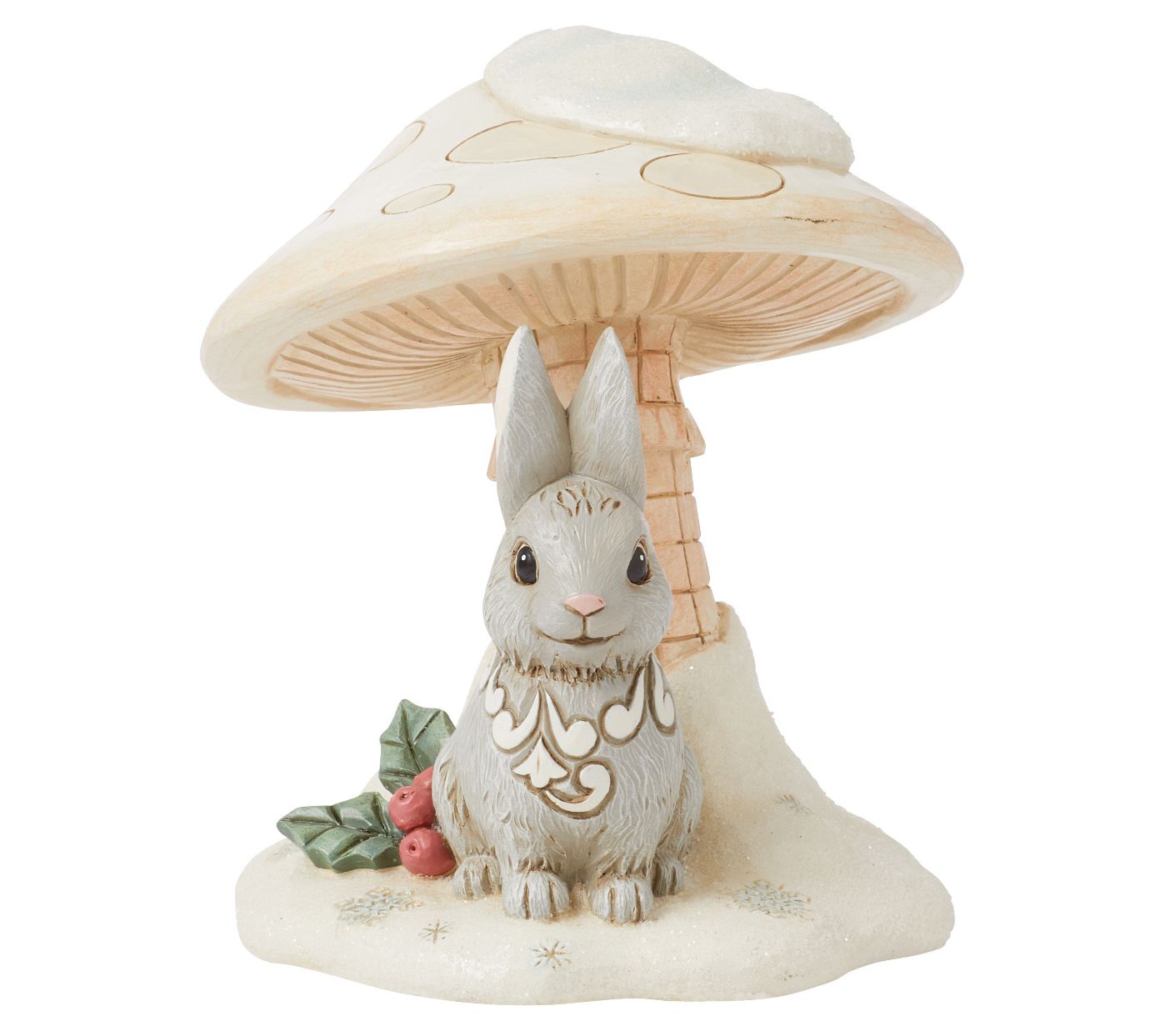 Jim Shore Woodland Bunny Mushroom Fig