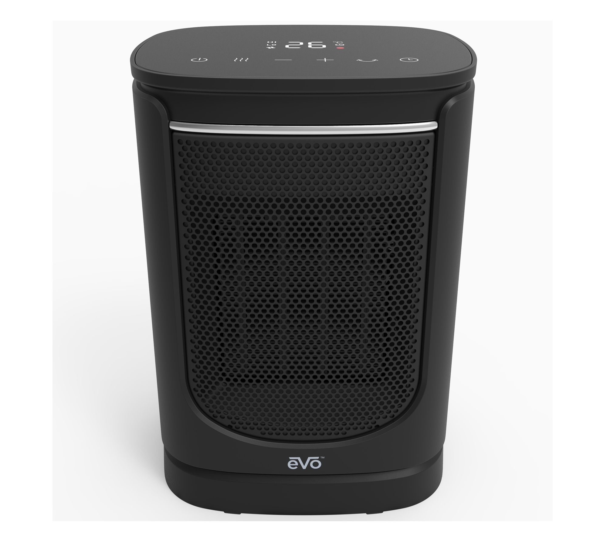 EVO Oscillating Ceramic Heater with Digital Dis play