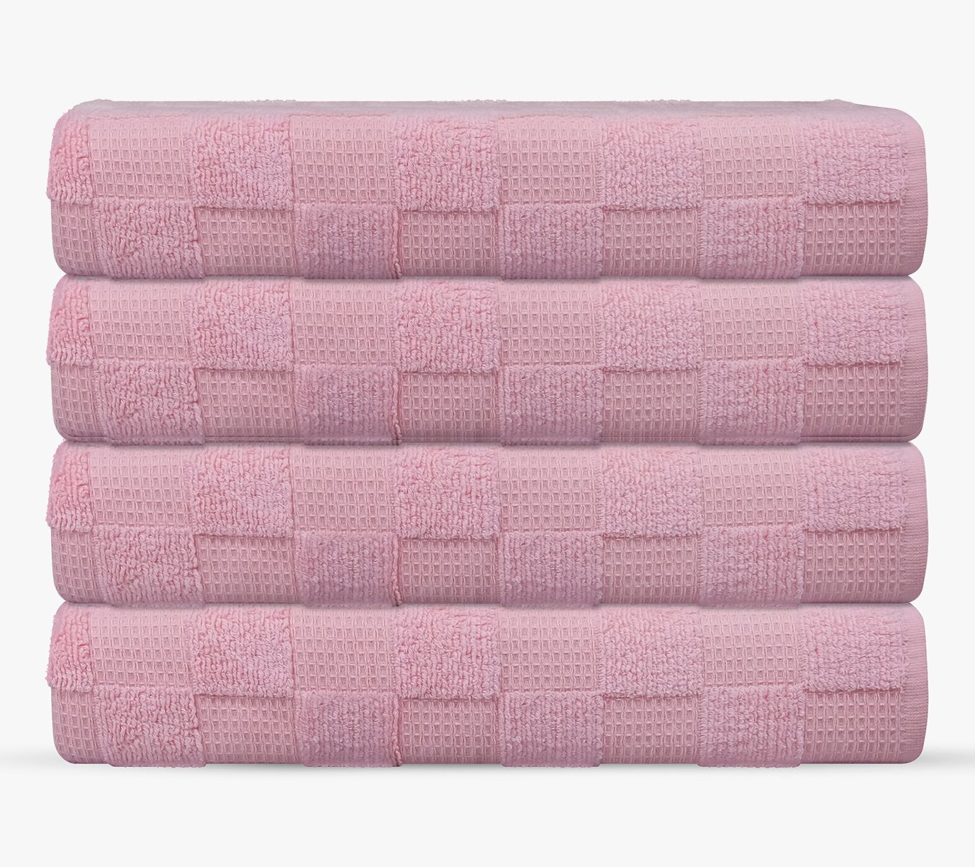 Depera Home Waffle Terry 4 pcs Turkish Hand Towels Set