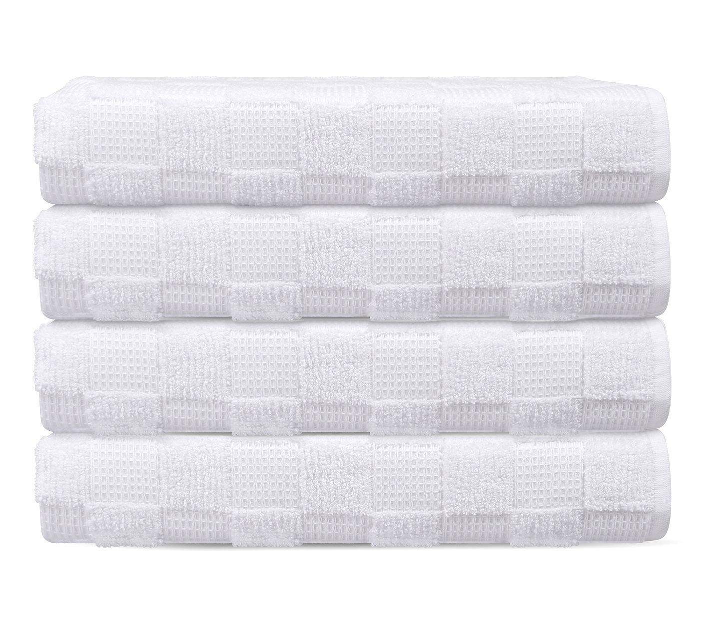 Depera Home Waffle Terry 4 pcs Turkish Hand Towels Set