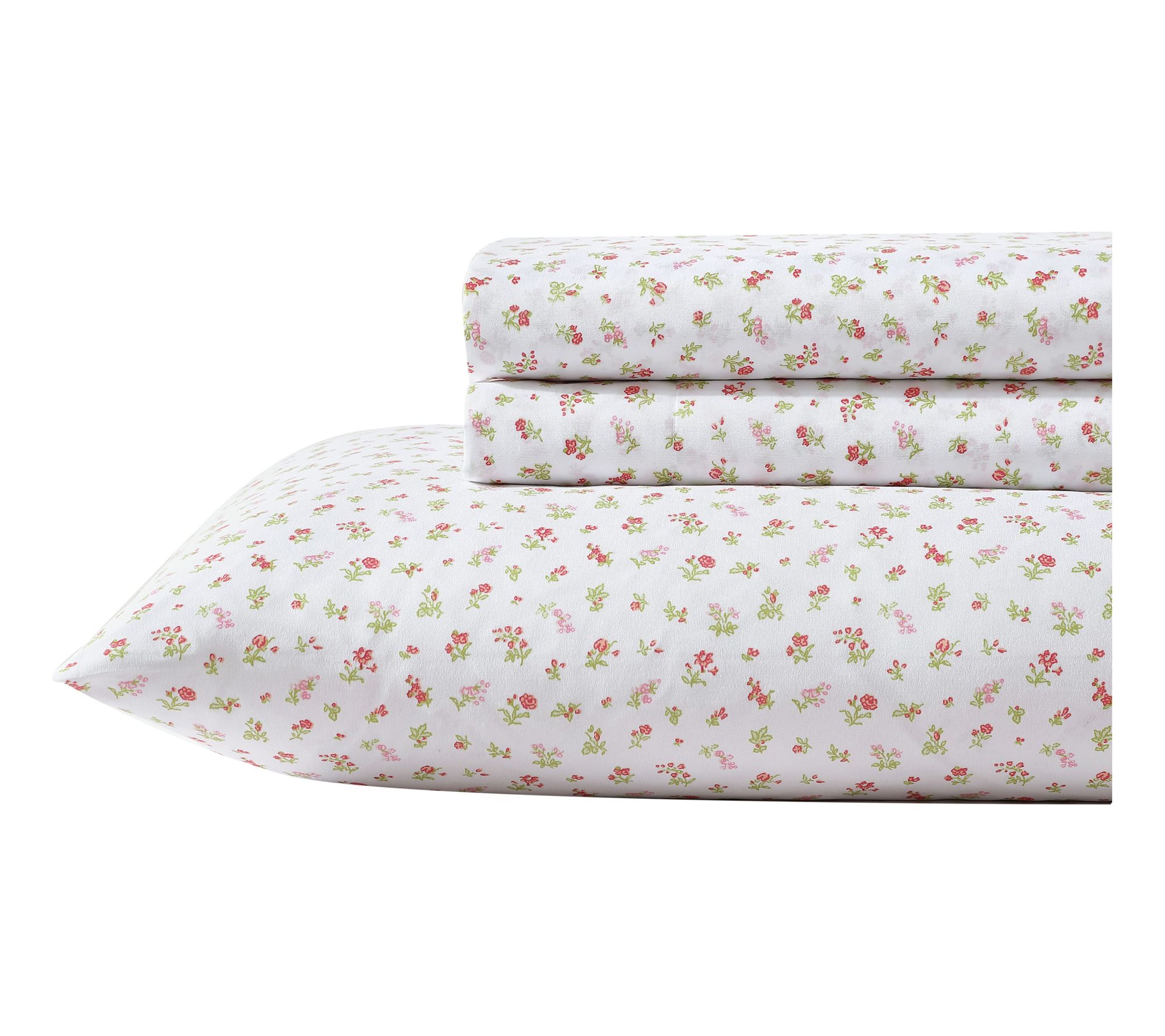 Laura Ashley Mae Pink TwinXL Sheet Set