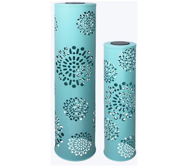 Young's Metal Solar Lantern, Set of 2